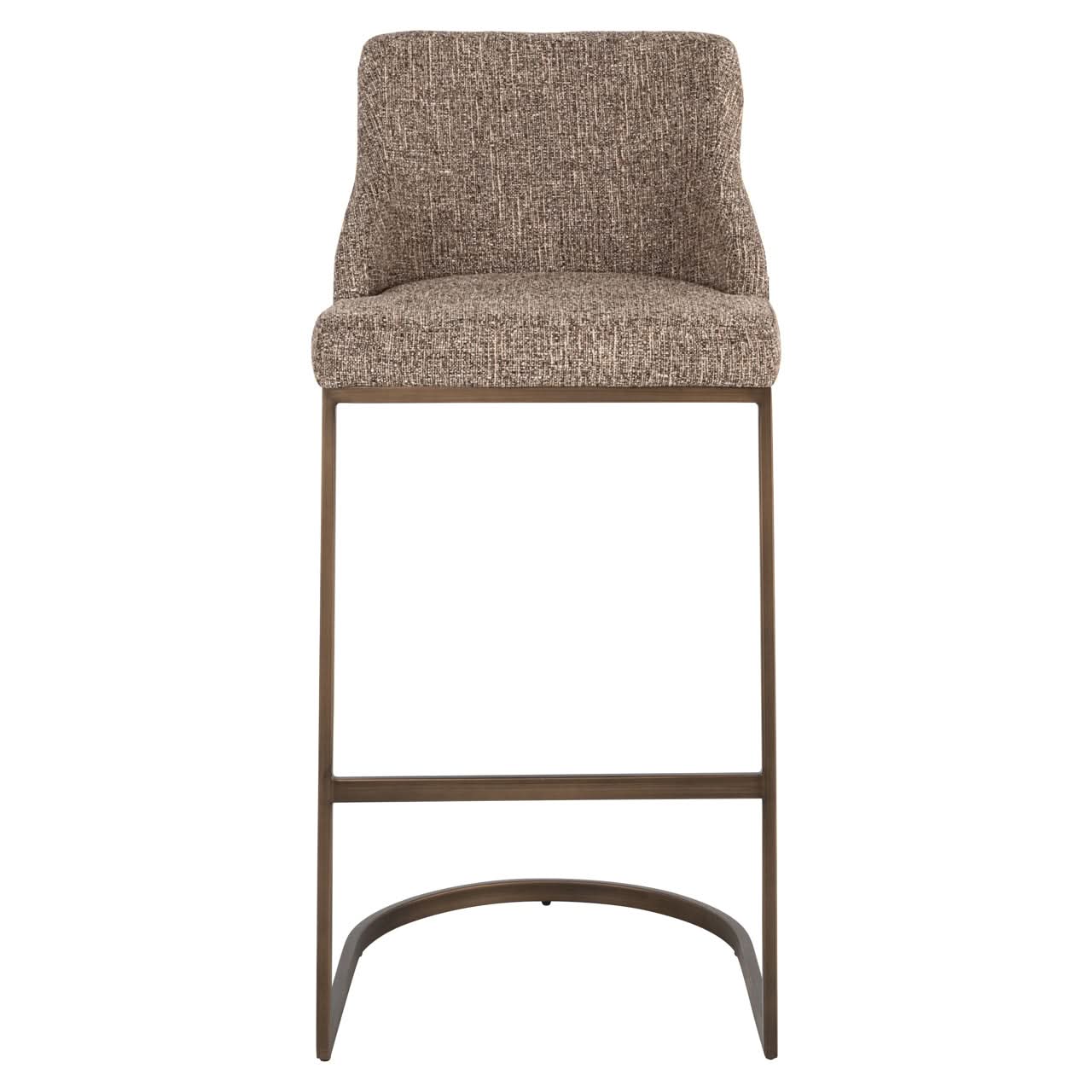 Richmond Interiors – 2er-Set Barhocker Bolton Brown Tweed 2er-Set Barstühle Richmond Interiors