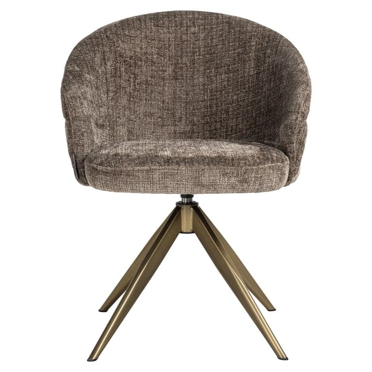 Richmond Interiors Drehstuhl Zendaya stone chenille Drehstuhl Richmond Interiors