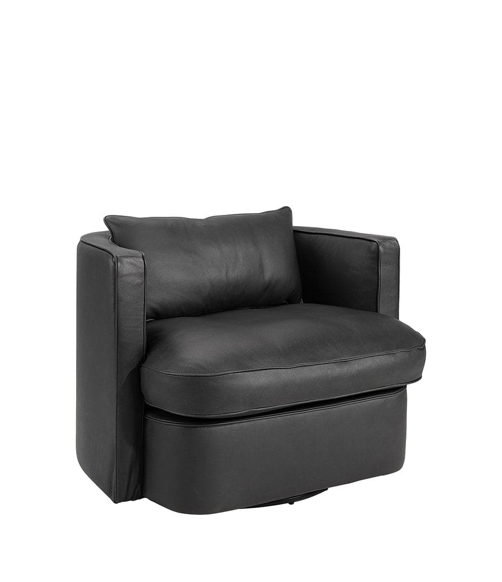 Artwood Drehsessel Leder Joan schwarz Drehsessel Artwood