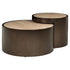 Richmond Interiors Couchtisch Ronson – 2er-Set (Beige) 2er-Set Couchtisch Richmond Interiors