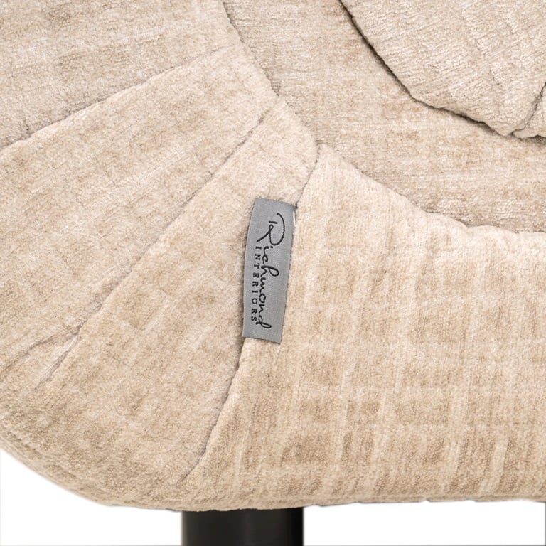 Richmond Interiors Fauteuil Kyli cream jasper (Jasper 11 Cream) Fauteuil Richmond Interiors