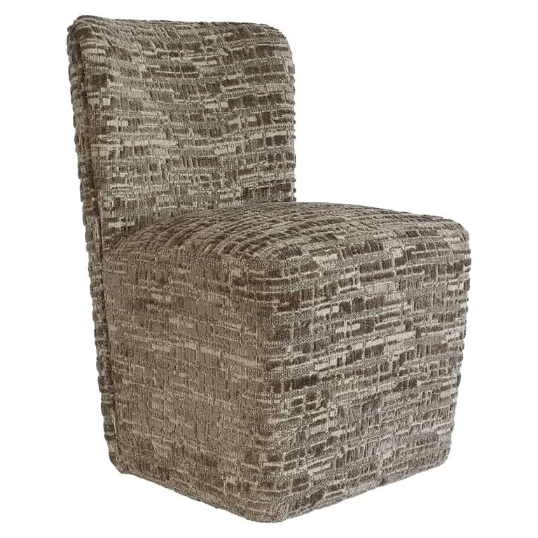 Richmond Interiors Stuhl Lorain – Dalia Greige mit Rollen Esszimmerstuhl Richmond Interiors
