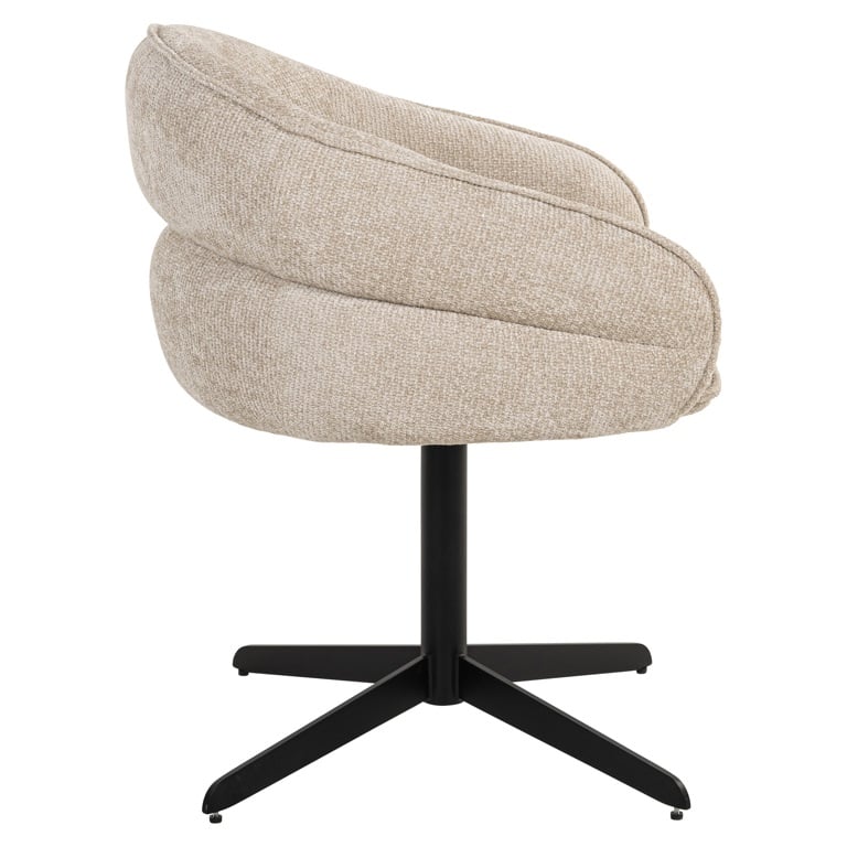Richmond Interiors Drehstuhl Angelina cream unicorn (Unicorn 11 cream) Drehstuhl Richmond Interiors