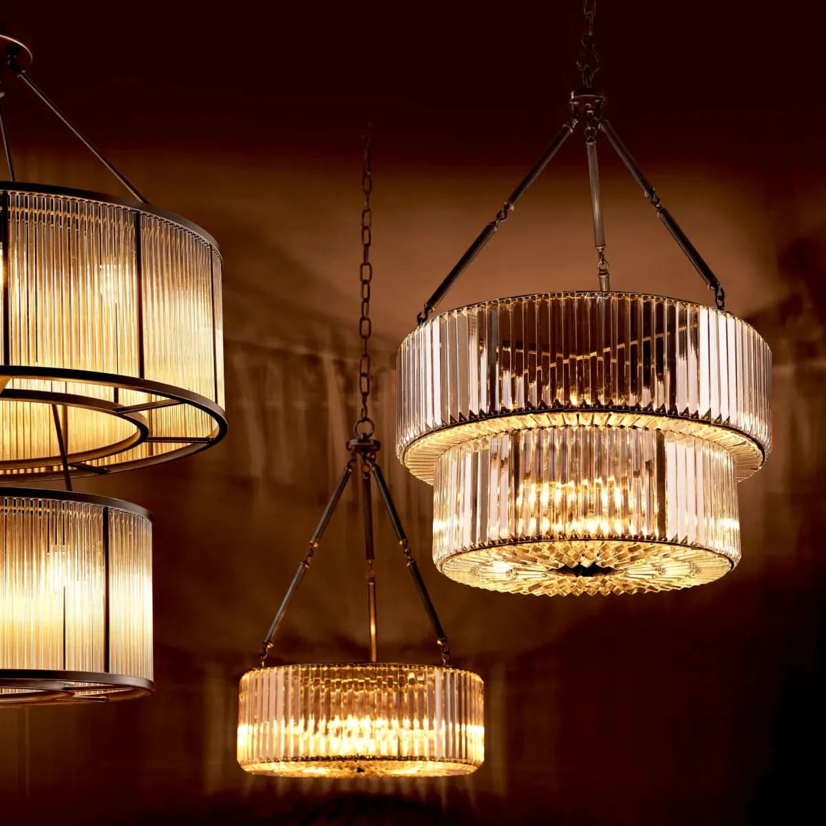 Eichholtz Chandelier Infinity Double Kronleuchter Eichholtz