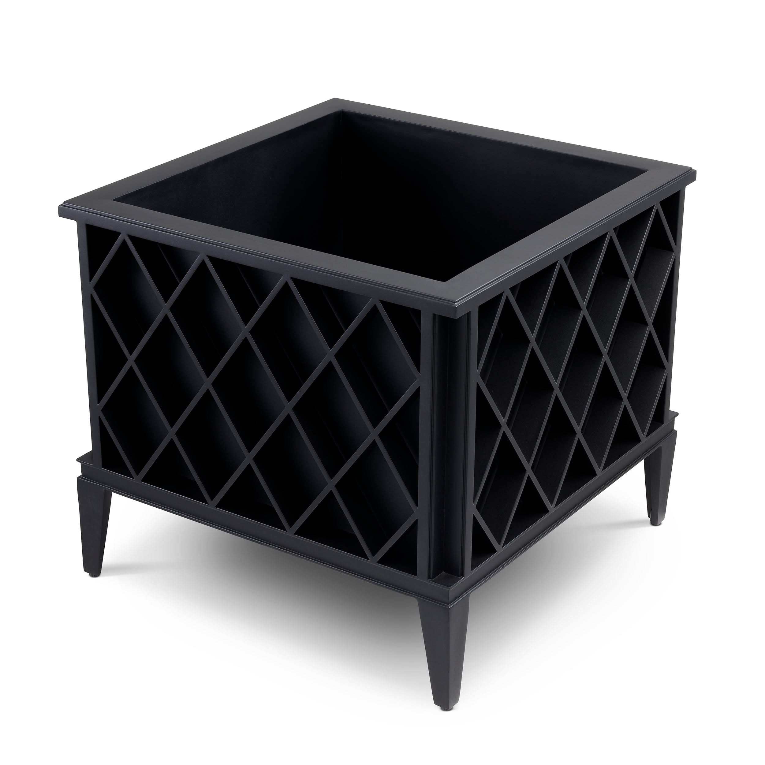 Eichholtz Outdoor Pflanzgefäß Ocean Club – Schwarz Outdoor Kübel Eichholtz