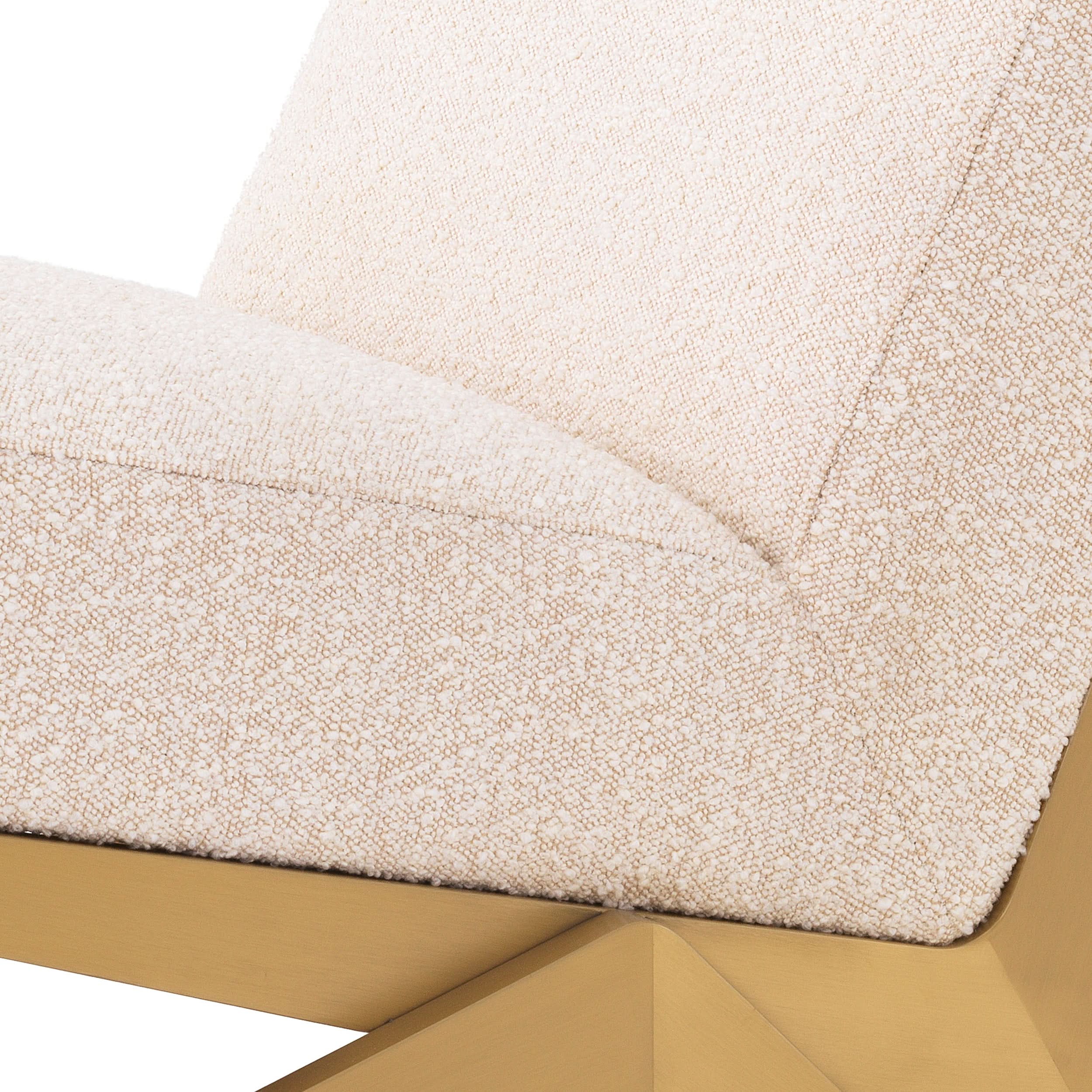 Eichholtz Lounge Sessel Fico – Bouclé Cream Sessel Eichholtz