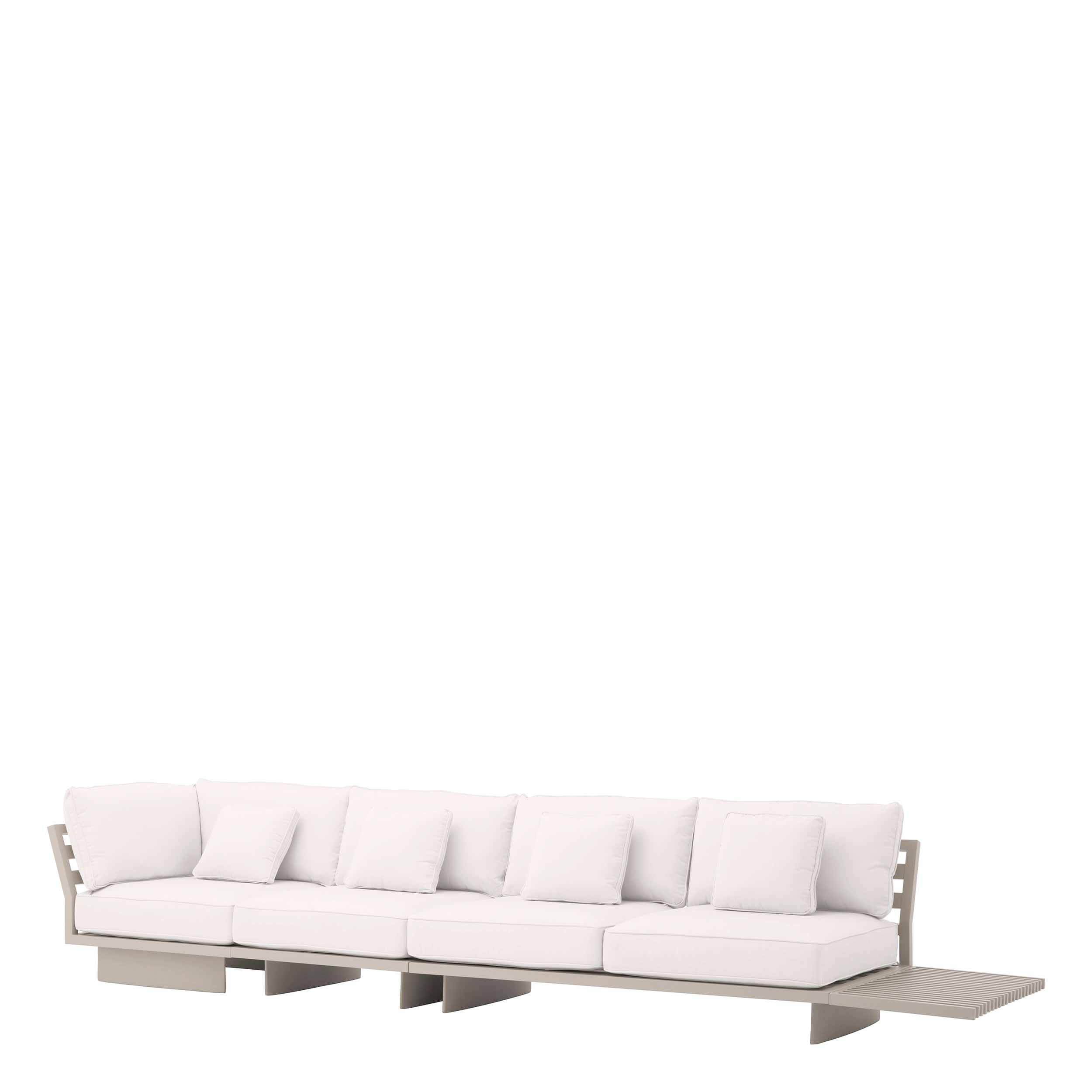 Eichholtz Outdoor Sofa Royal Palm – Sandfarben | Bezug aus Acryl Outdoor Ecksofa Eichholtz