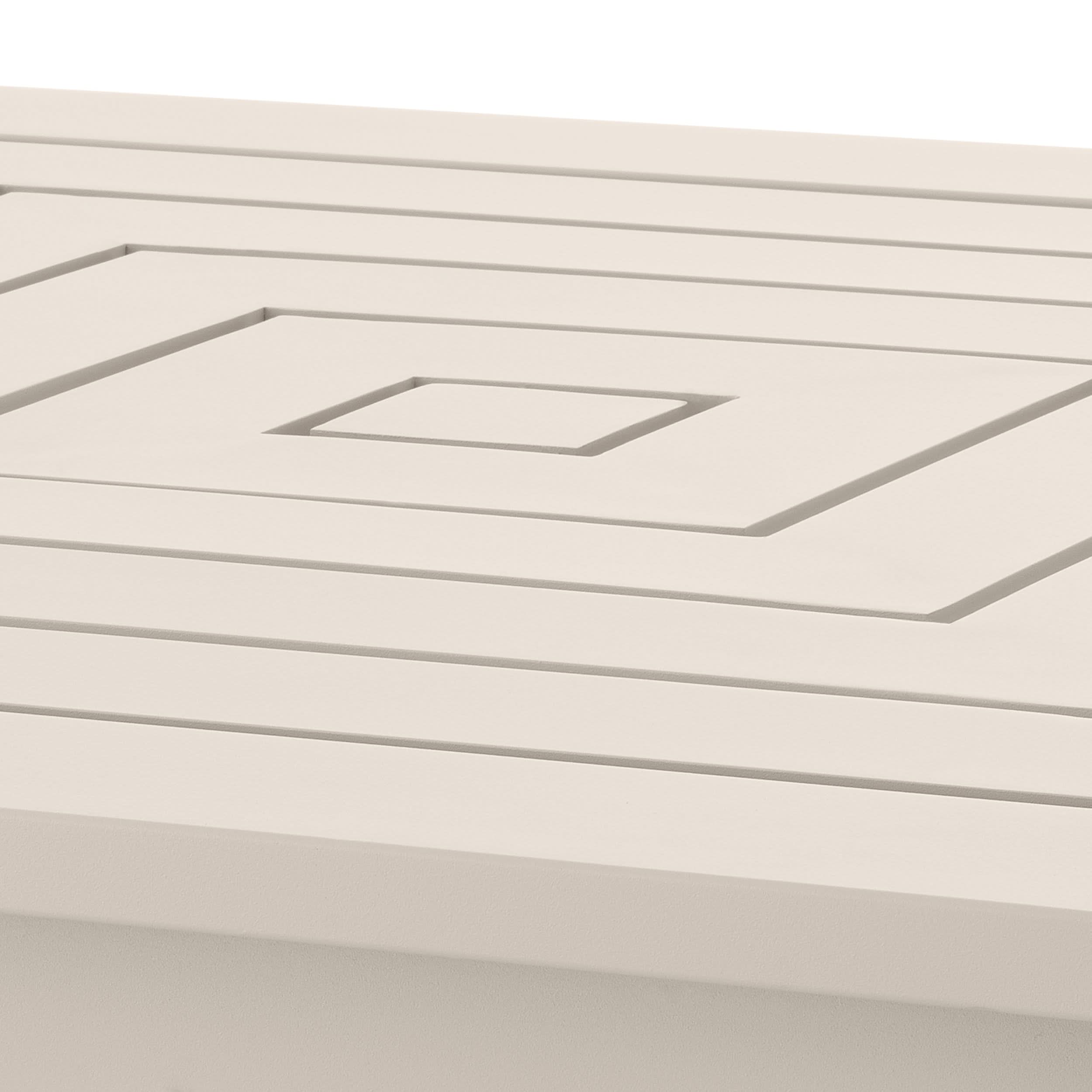 Eichholtz Outdoor Couchtisch Vistamar – Sandfarben | Quadrat Outdoor Couchtisch eckig Eichholtz