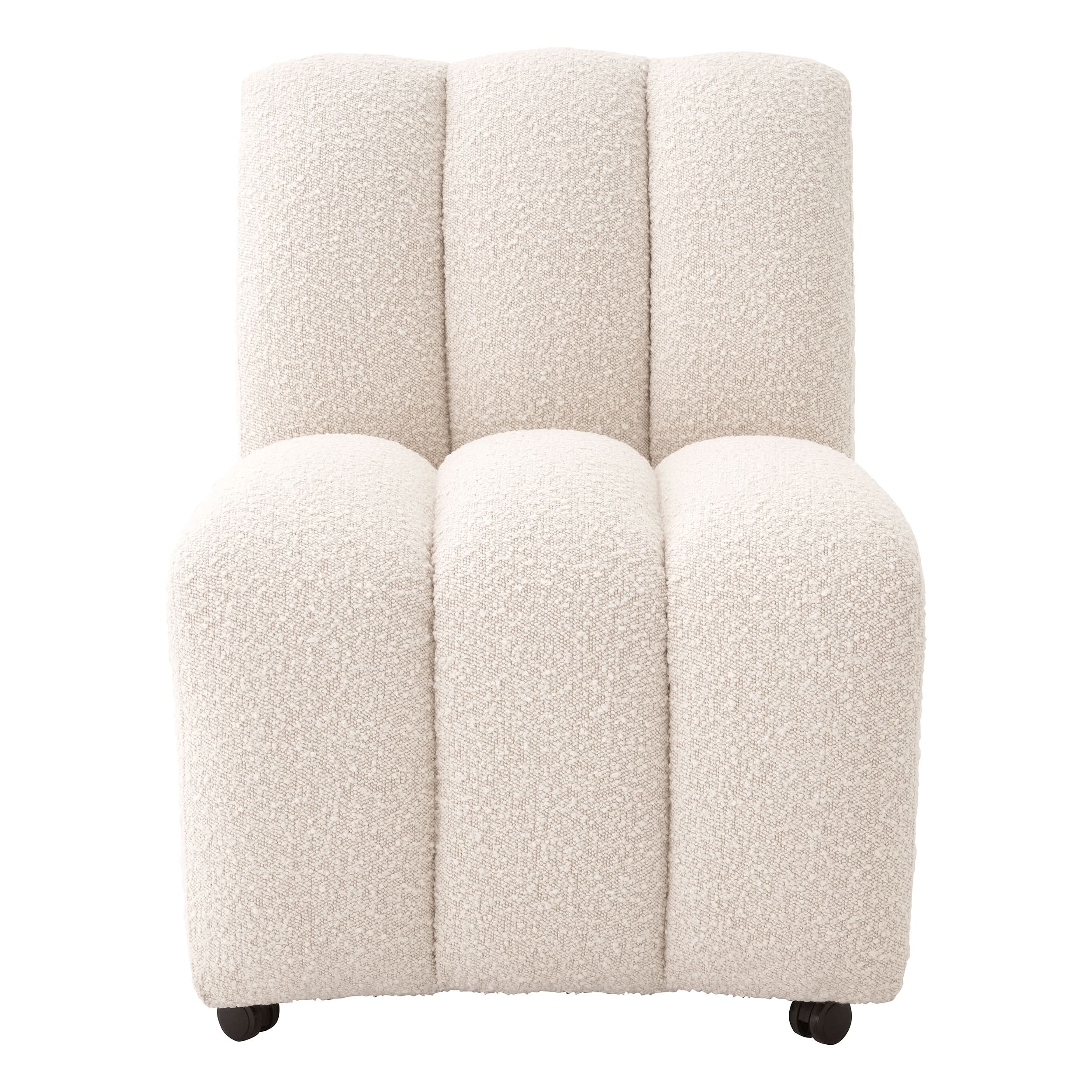 Eichholtz – Esszimmerstuhl Kelly (Bouclé Cream) Esszimmerstuhl Eichholtz