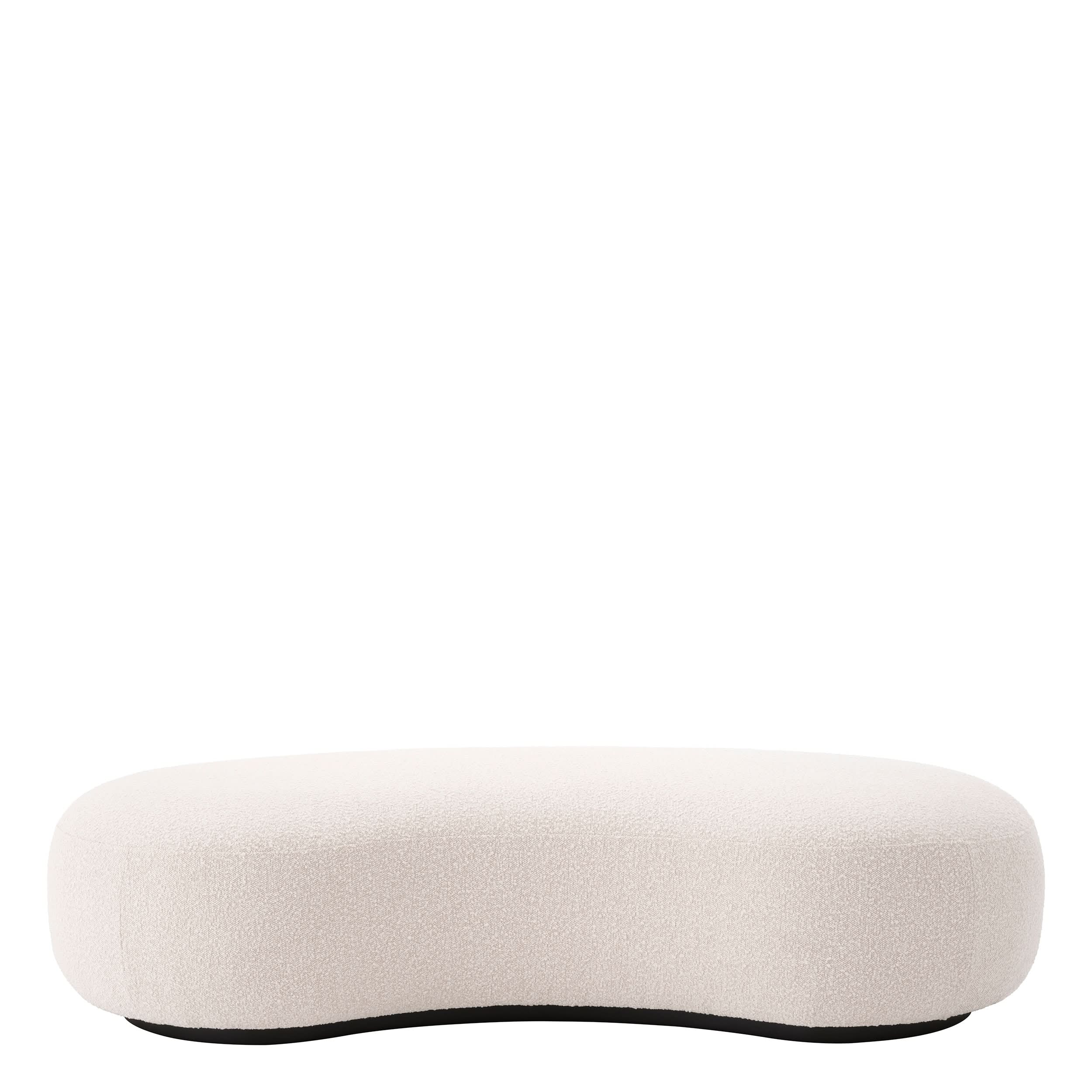 Eichholtz Bank Björn - Bouclé Creme Polsterbank Eichholtz