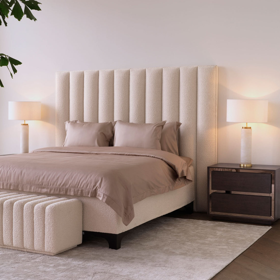 Eichholtz Tischleuchte Lxry – Alabaster mit Antikmessing Tischlampe Eichholtz