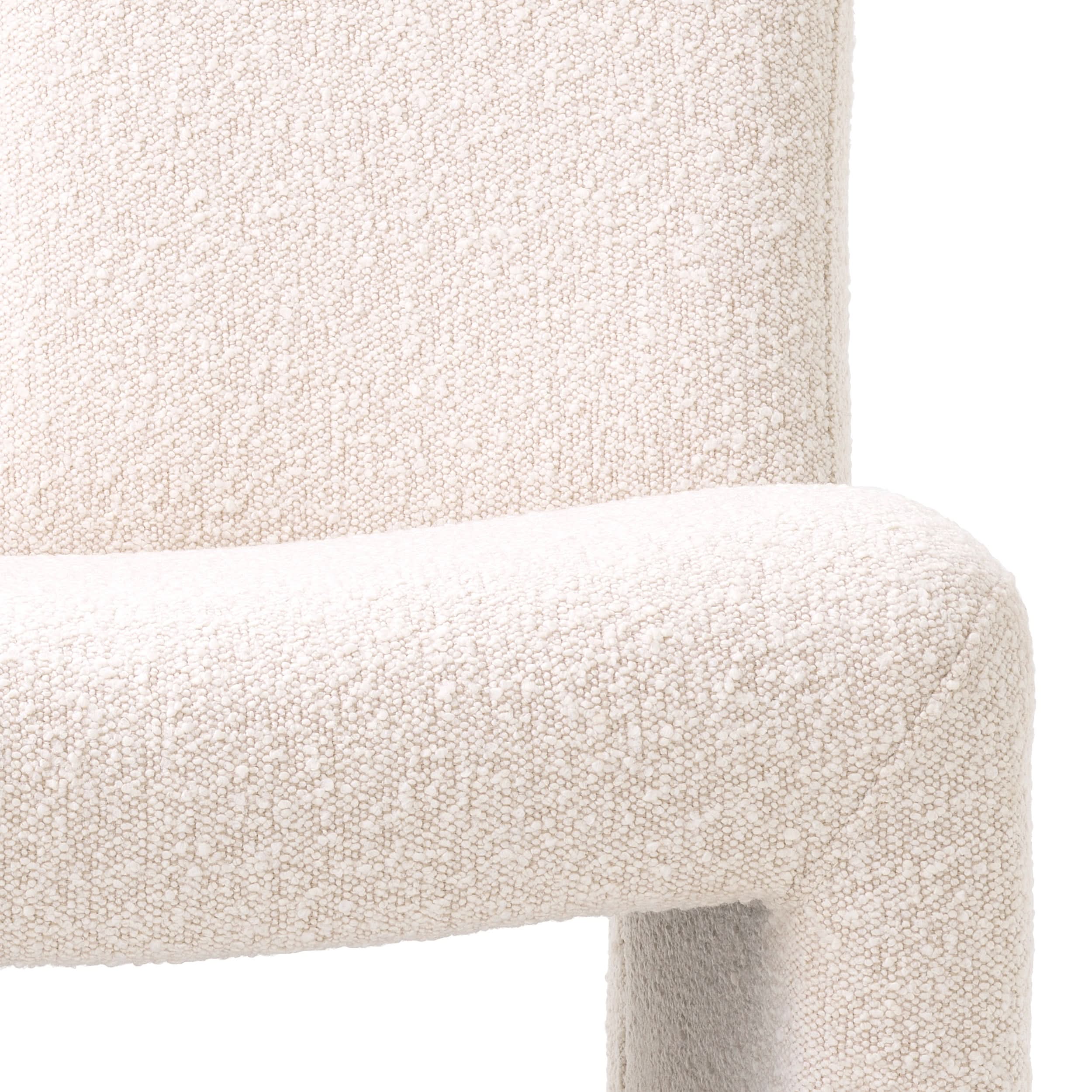 Eichholtz Sessel Macintosh – Bouclé Creme Polstersessel Eichholtz