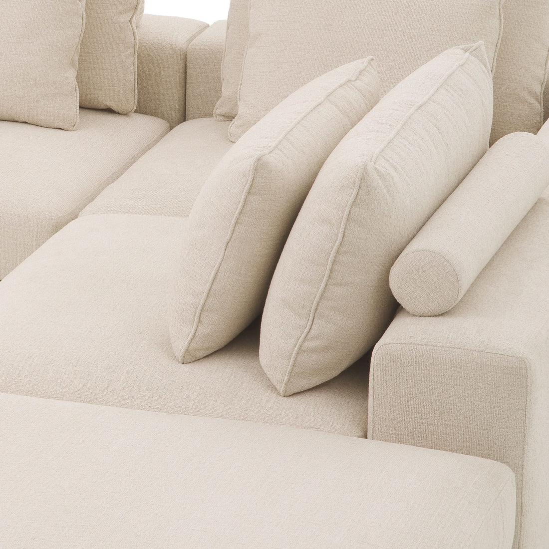 Eichholtz Sofa Lounge Club XL I Nuoro Beige 8-Sitzer Sofa Eichholtz