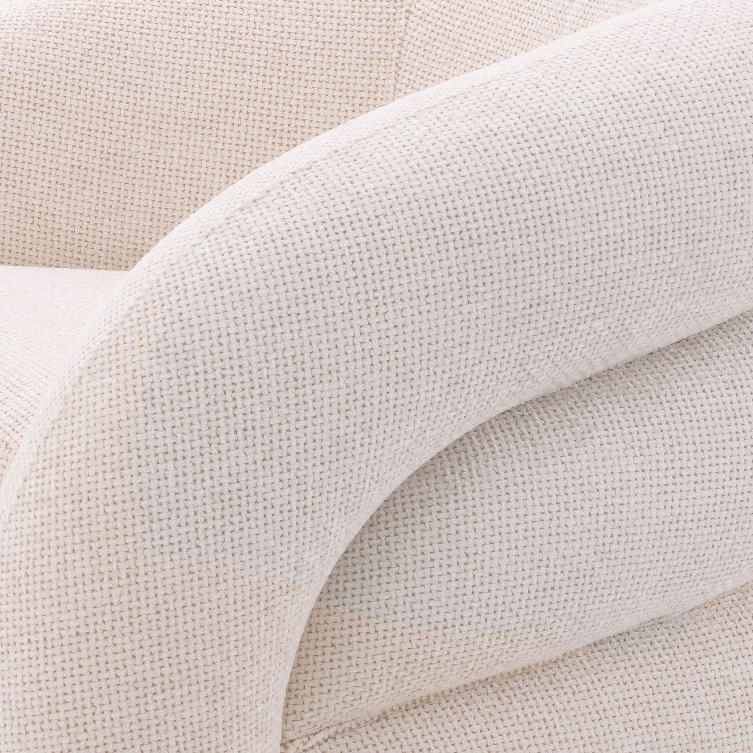 Eichholtz Drehstuhl Novelle - Lyssa Off-White Drehsessel Eichholtz