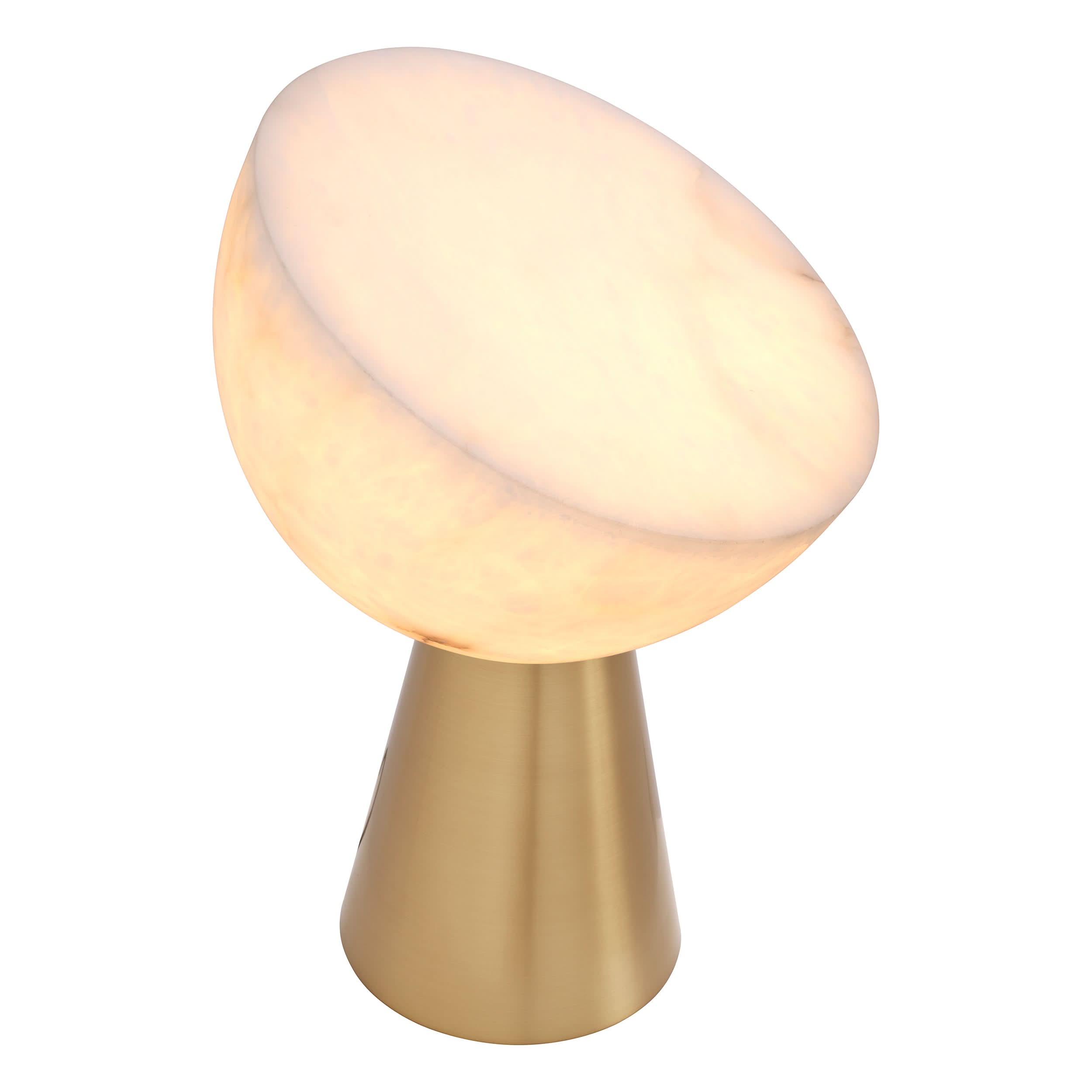 Eichholtz Tischleuchte Chamonix I Alabaster Tischlampe Eichholtz