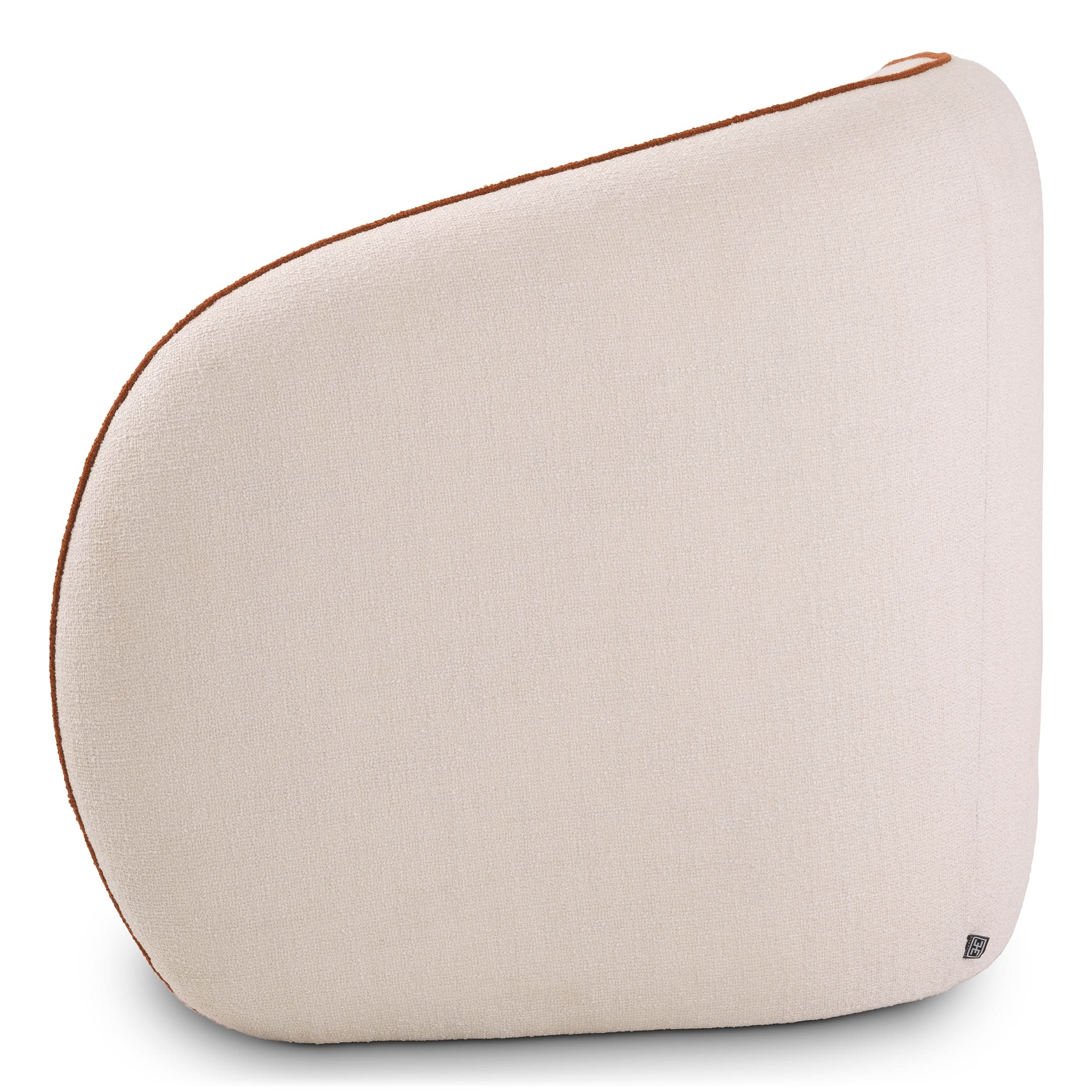 Eichholtz Sessel San Marino Rechts – Sarra Off-White Polstersessel Eichholtz