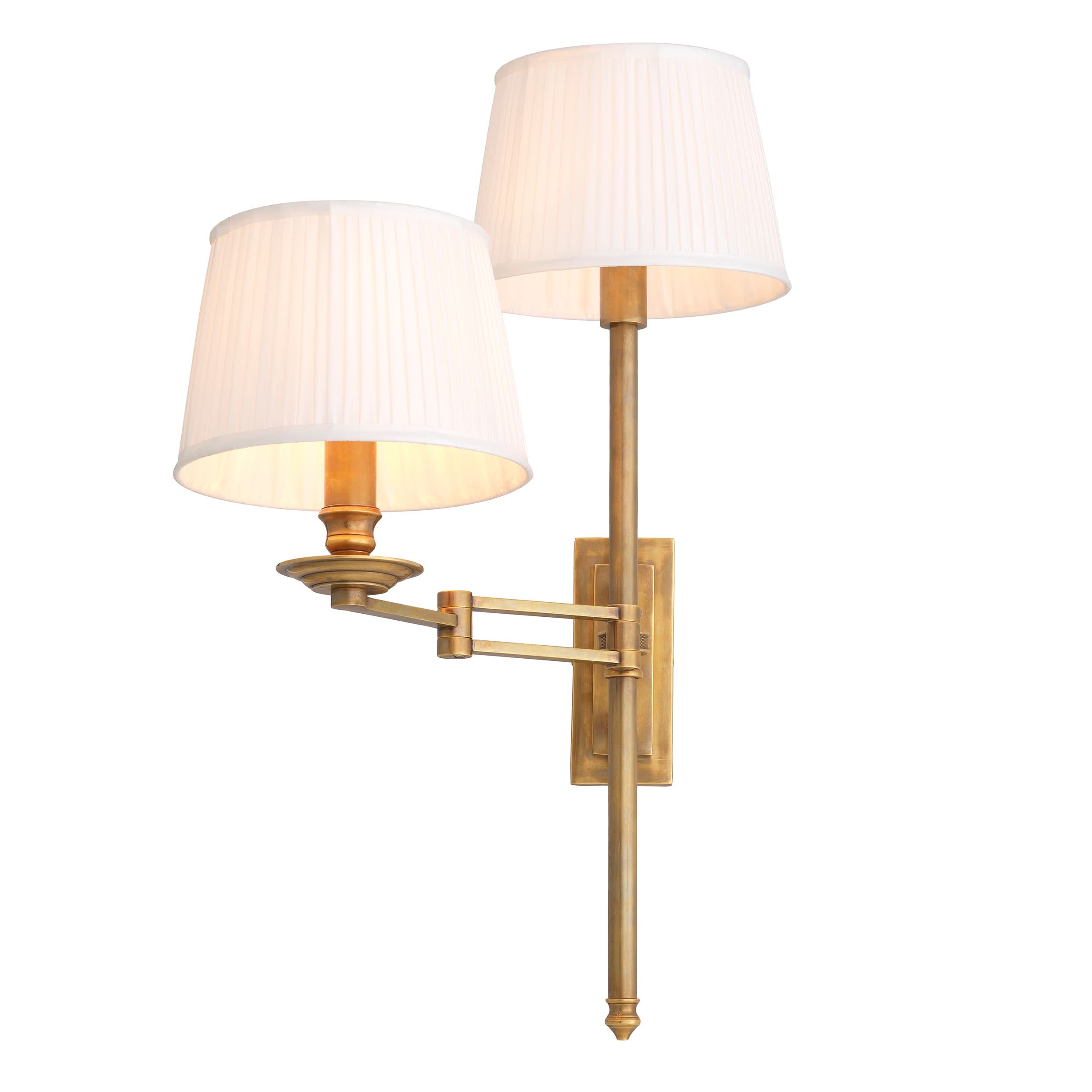 Eichholtz Wandleuchte Xeno Swing – Vintage-Messing-Finish Wandlampe Eichholtz
