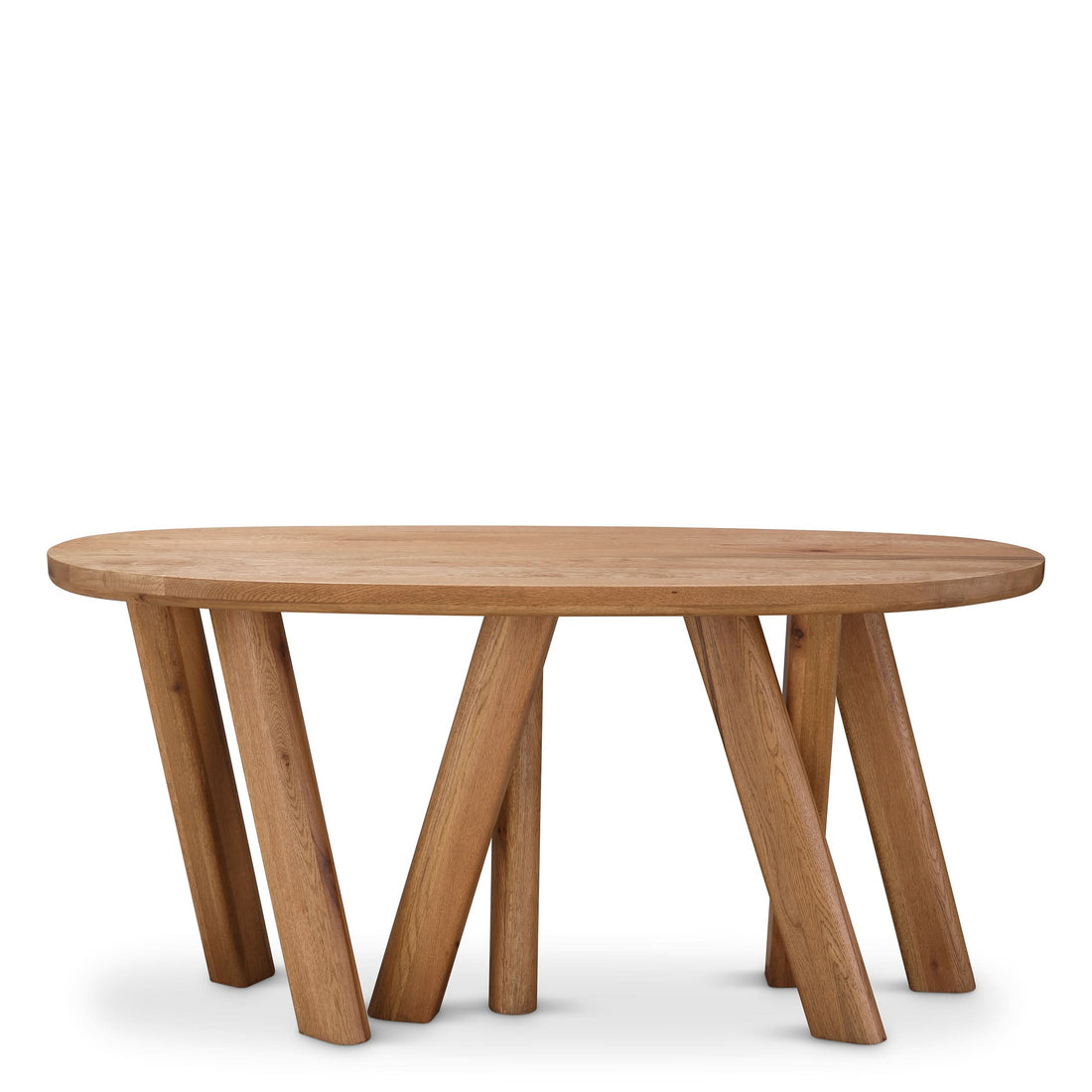 Eichholtz Konsolentisch Bayshore – Eichenholz | Oval Konsolentisch Eichholtz