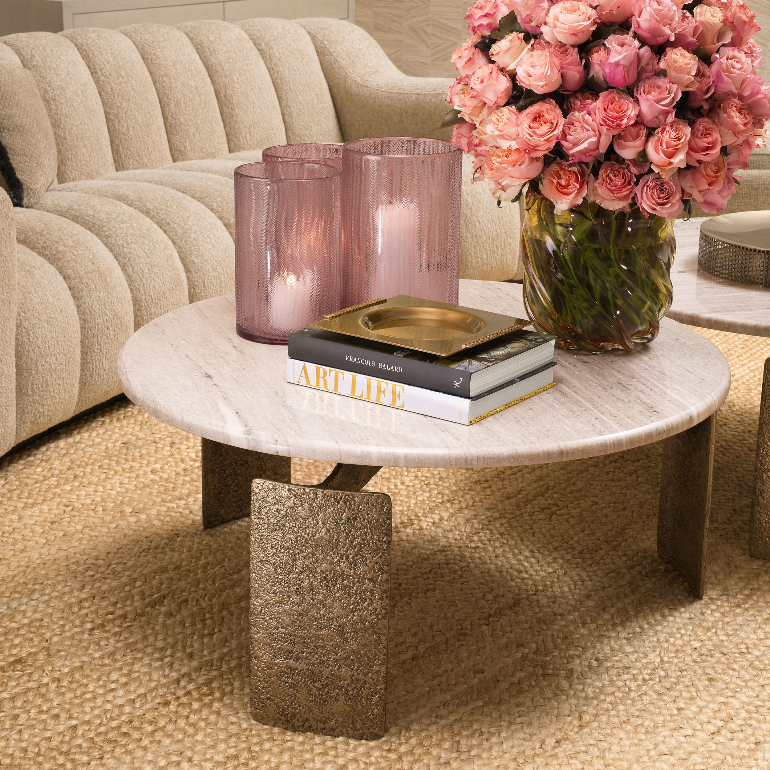 Eichholtz Couchtisch Bodega Couchtisch rund Eichholtz