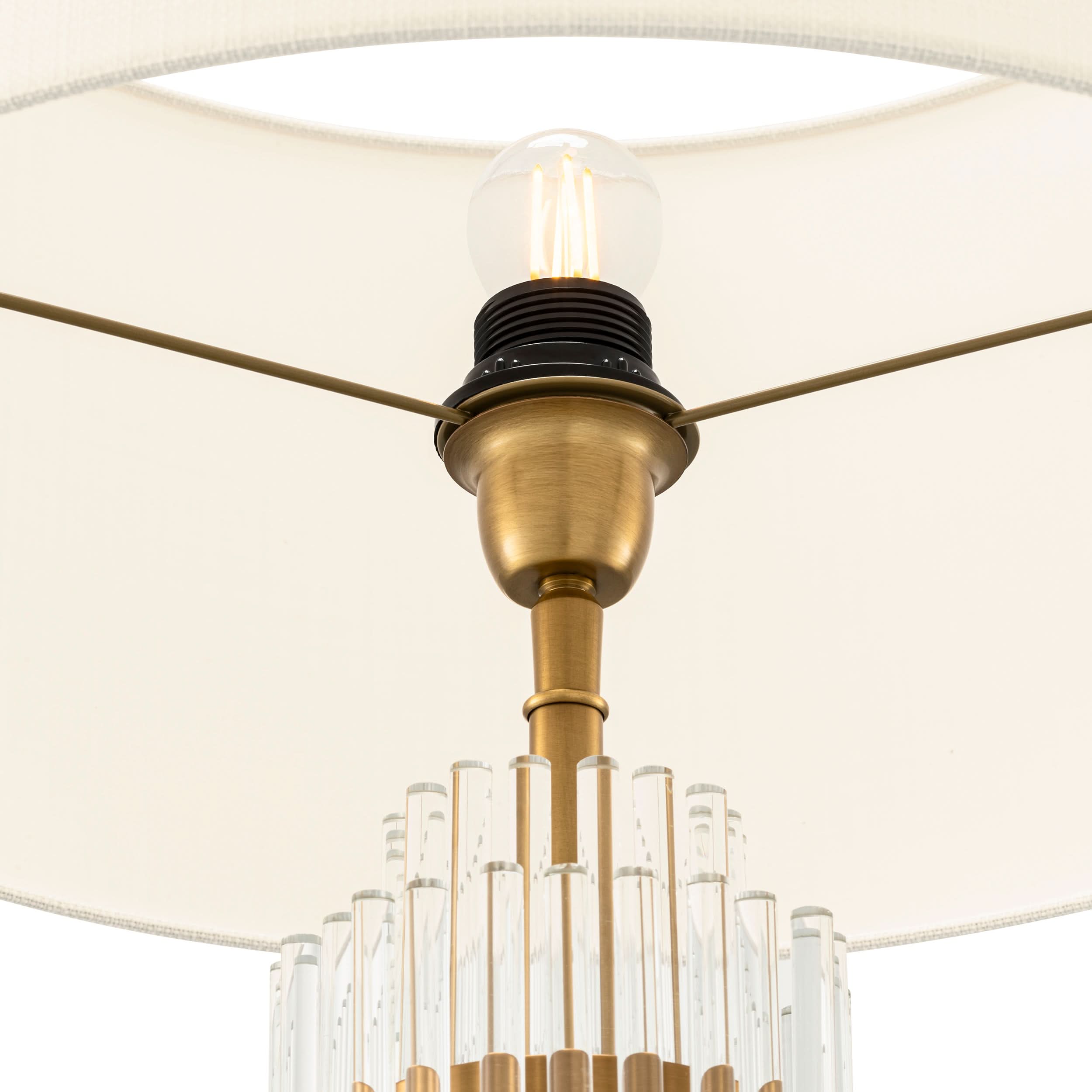 Eichholtz Tischleuchte East – Antik-Messing-Finish Tischlampe Eichholtz