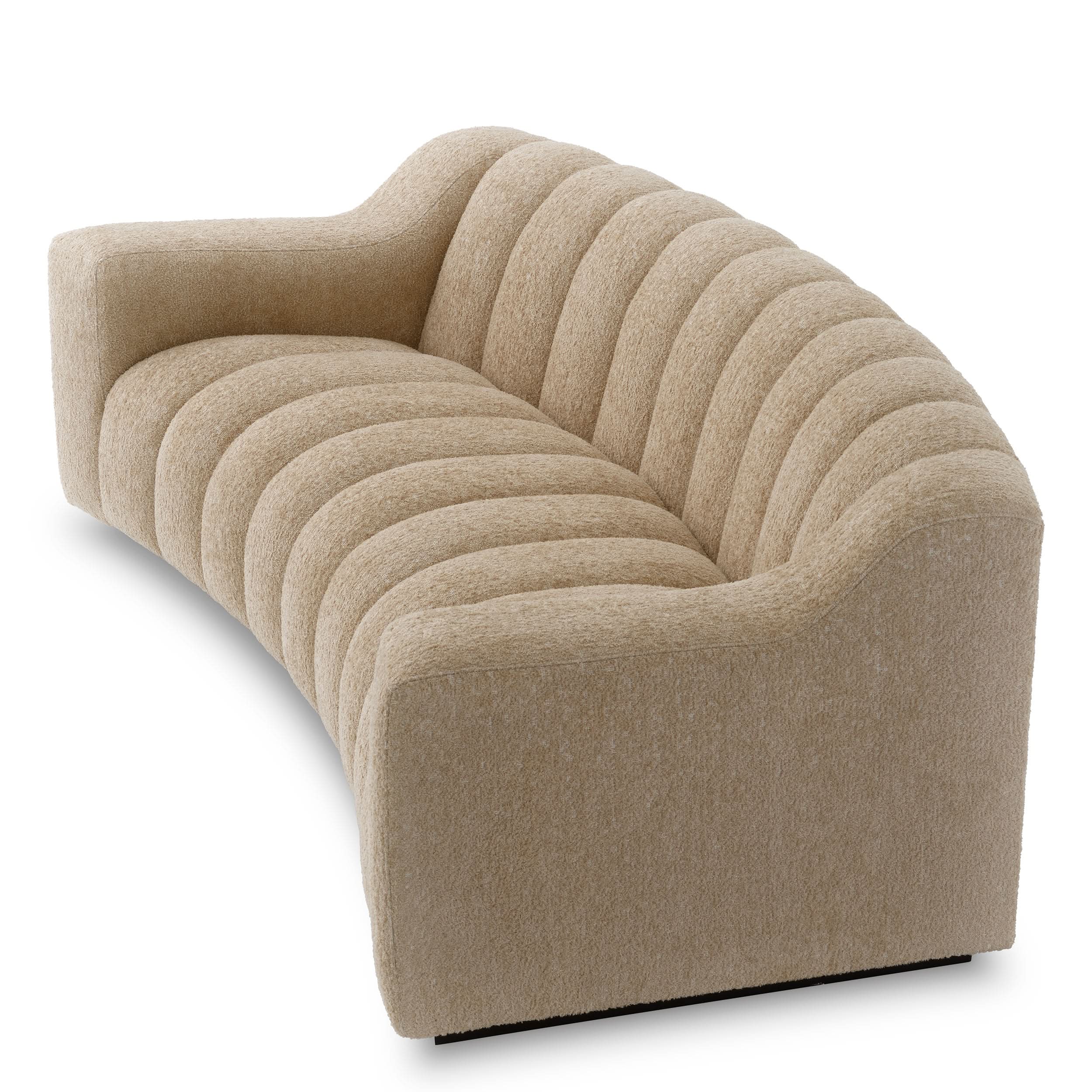 Eichholtz Sofa Kelly S - Cascade Sand 4-Sitzer Sofa Eichholtz