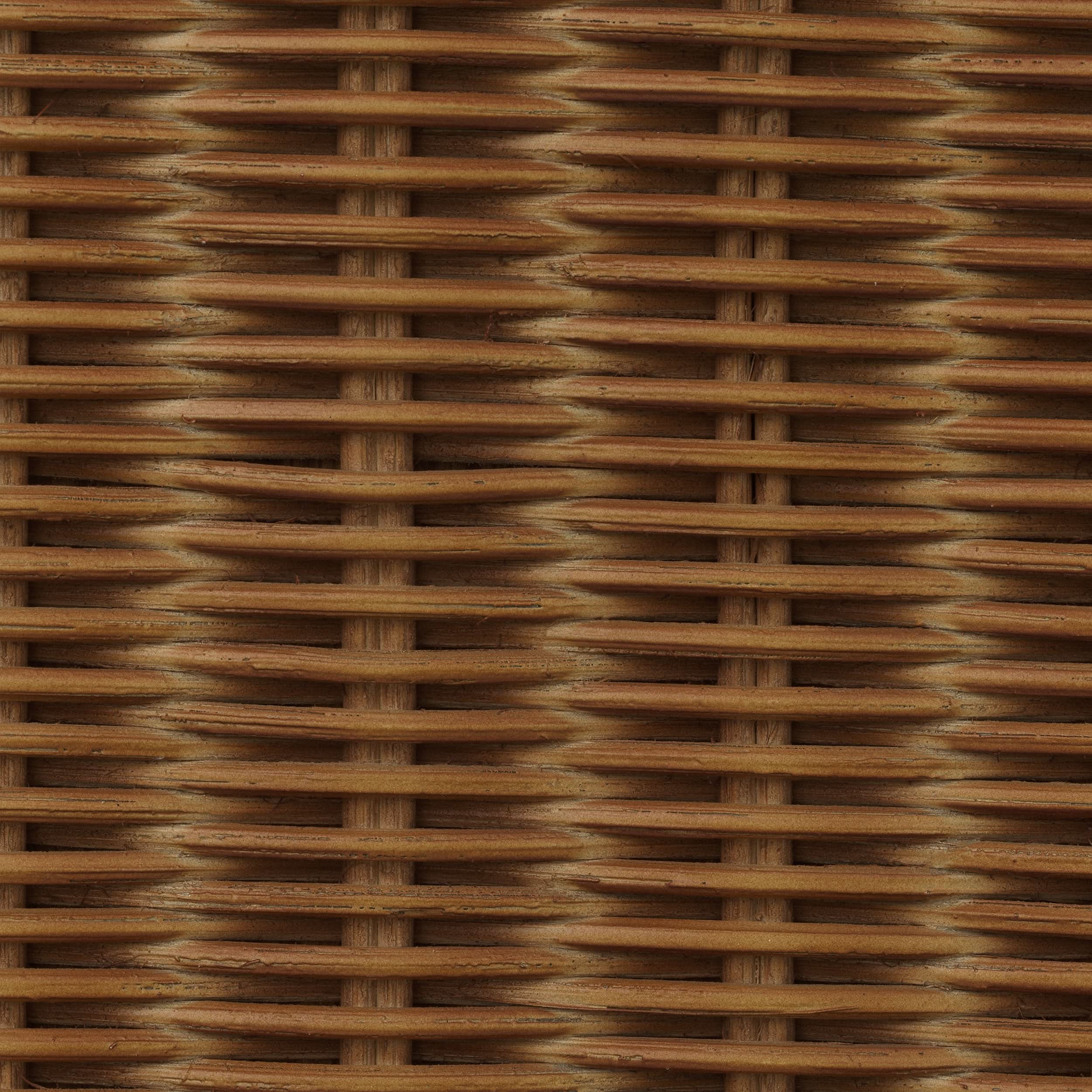 Eichholtz Anrichte Borchard - Caramel Oak Veneer | Woven Rattan | Bronze Finish Sideboard Eichholtz
