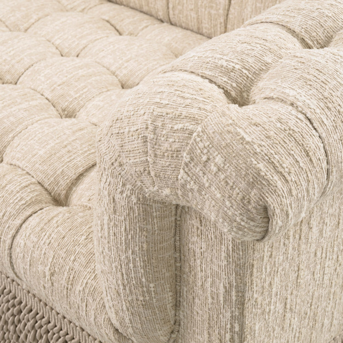 Eichholtz Sofa Dorantes – Bouclé Sonata Cream Sofa Eichholtz