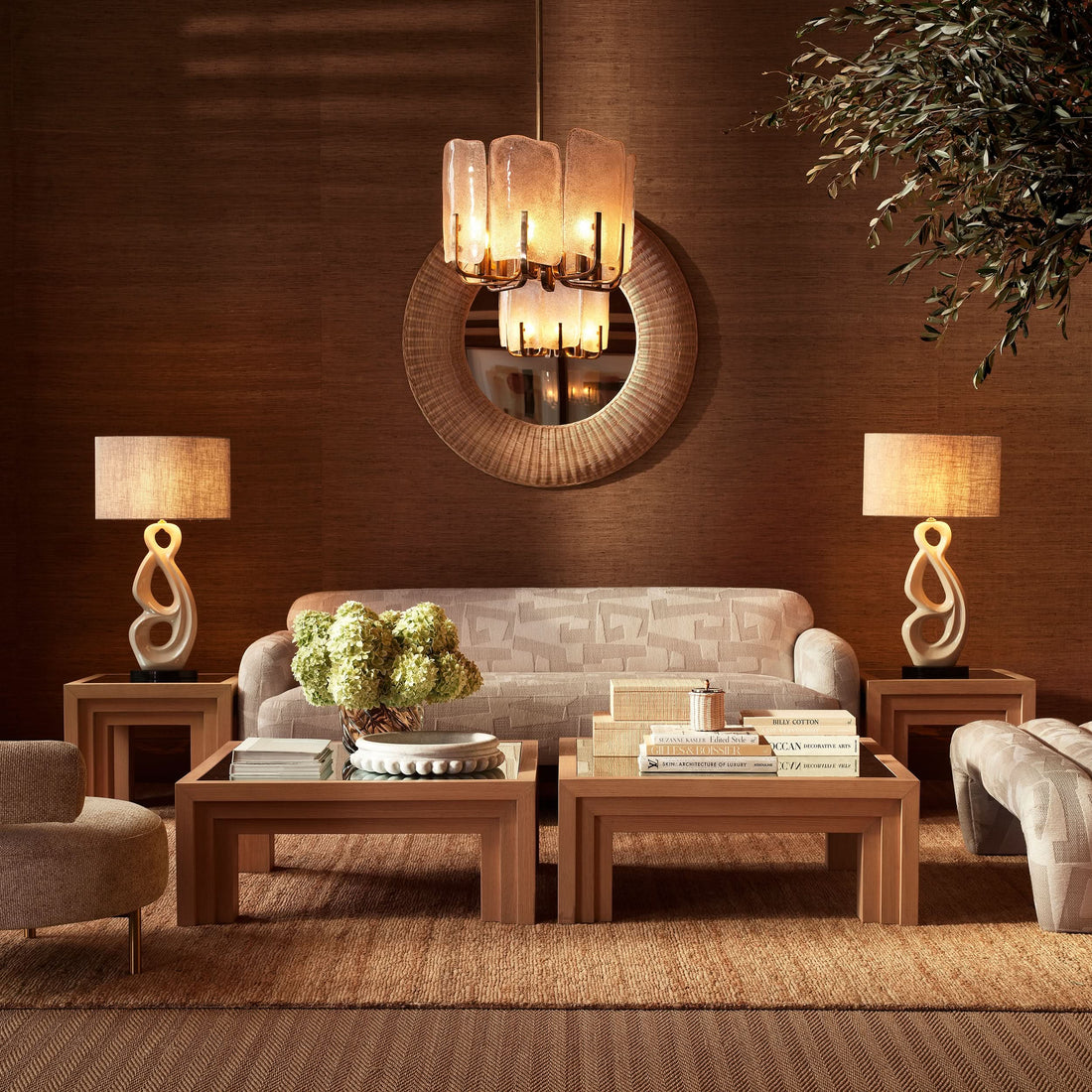 Eichholtz Sofa Hernandez – Brooklyn Sand 3-Sitzer Sofa Eichholtz