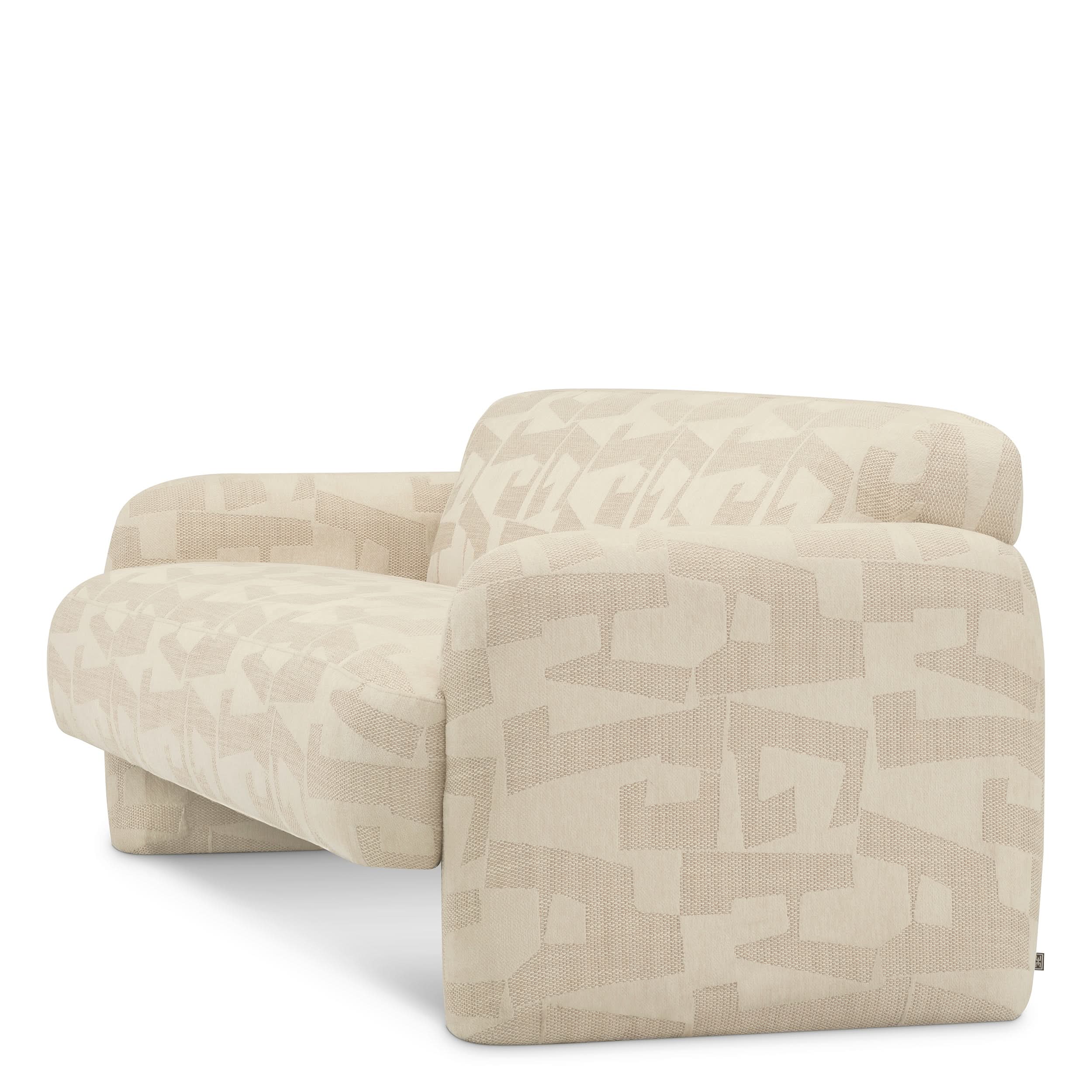 Eichholtz Sofa Hernandez – Brooklyn Sand 3-Sitzer Sofa Eichholtz