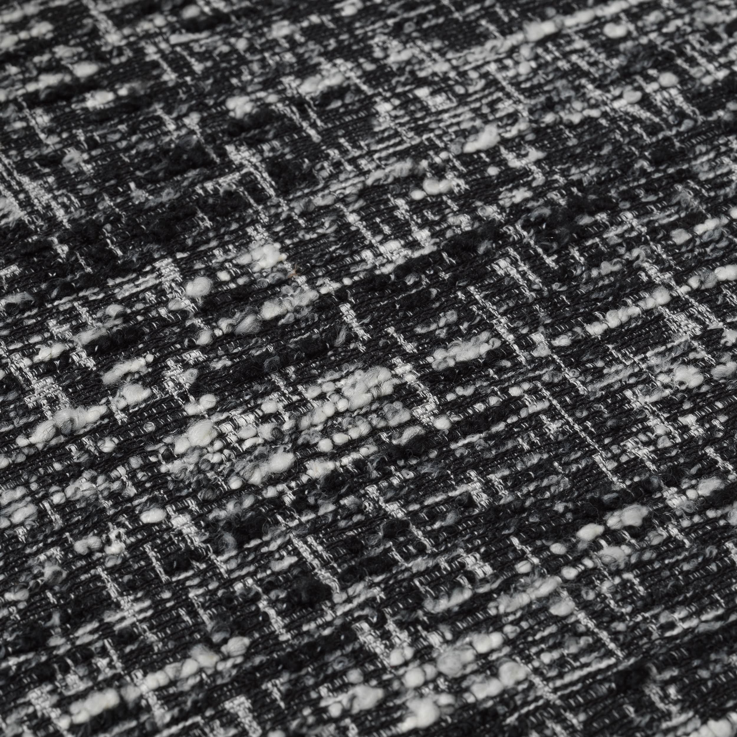 Eichholtz Sessel Urbano - Bouclé Sonata Schwarz Sessel Eichholtz