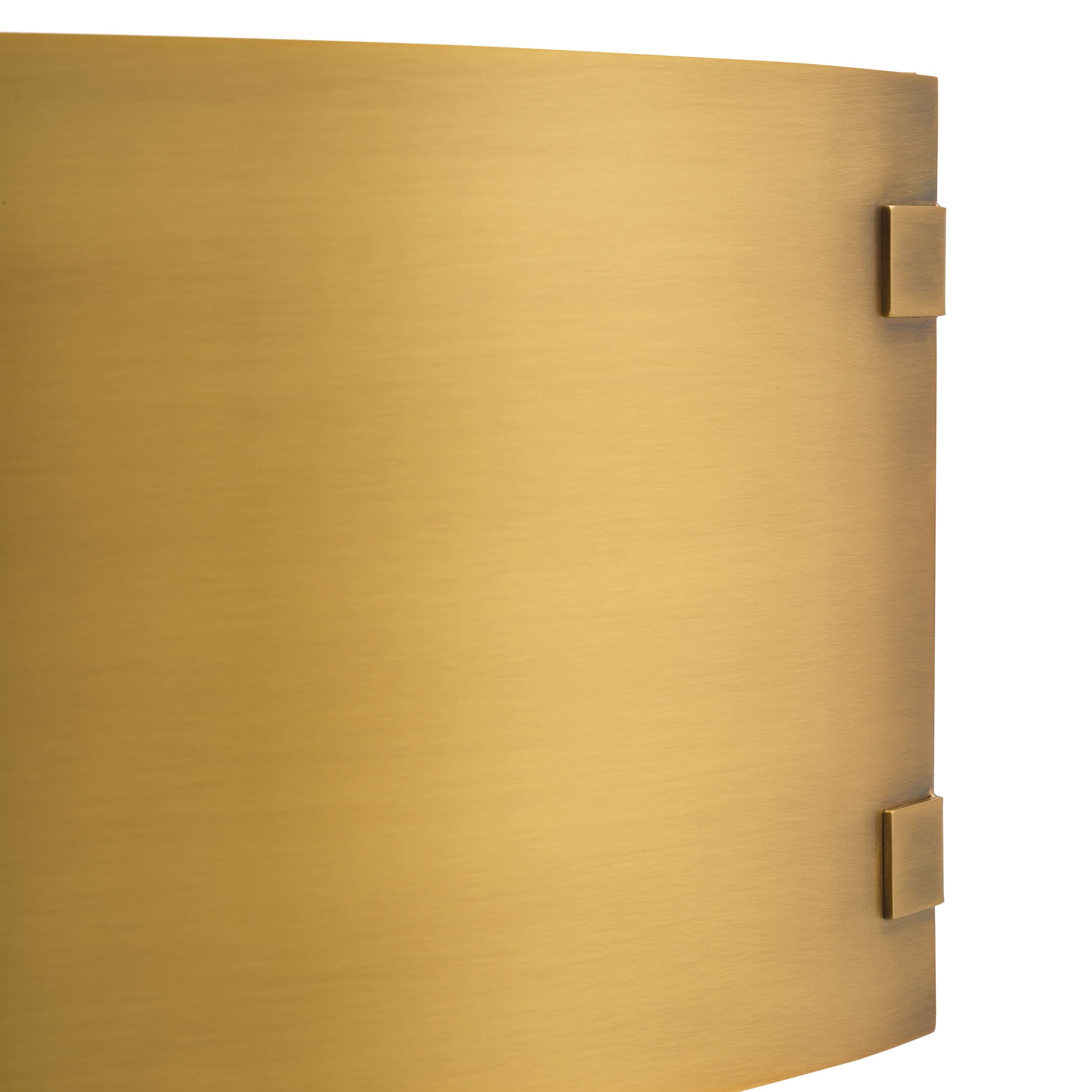 Eichholtz Wandleuchte Évora – Antik-Messing-Finish | Bergkristall Wandlampe Eichholtz