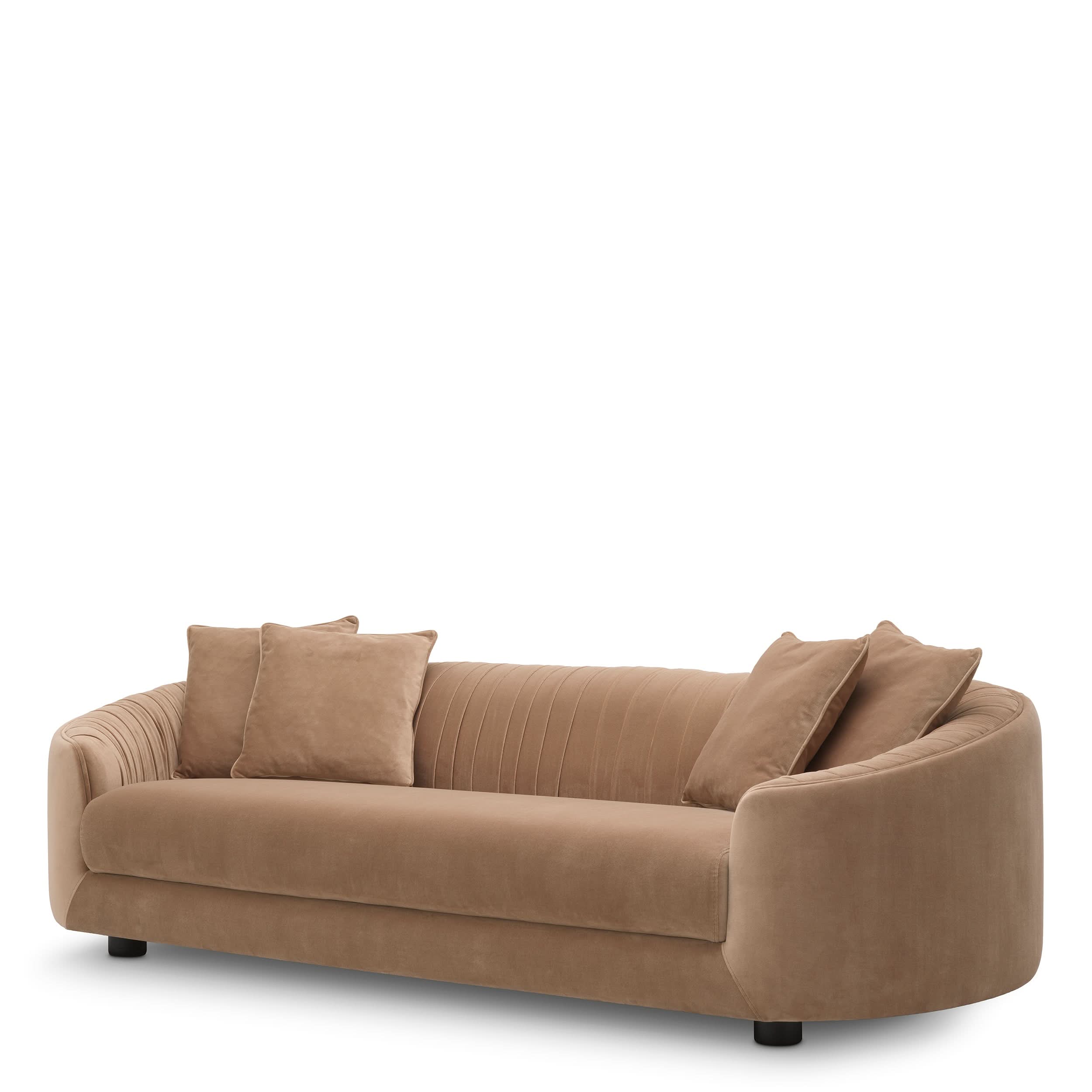 Eichholtz Sofa Jameson – Amaro Camel 4-Sitzer Sofa Eichholtz
