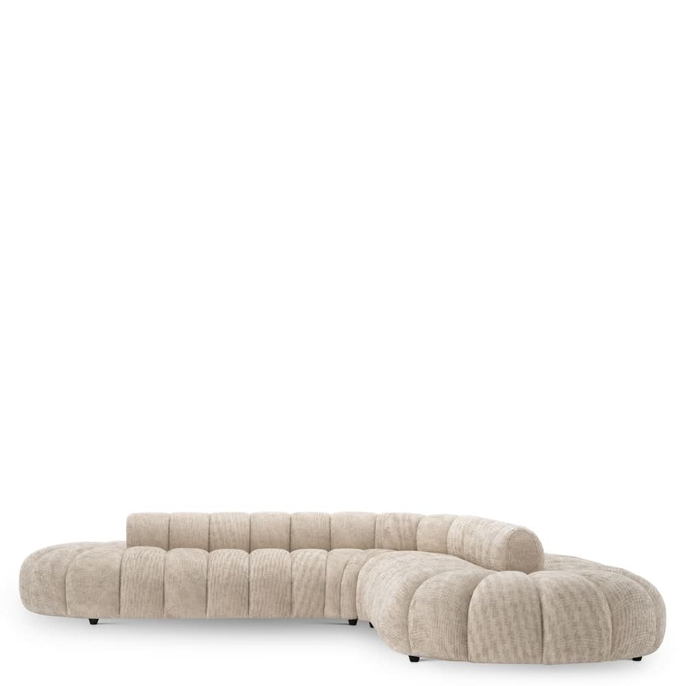Eichholtz Sofa Alison – Creststone Beige Sofa rund Eichholtz