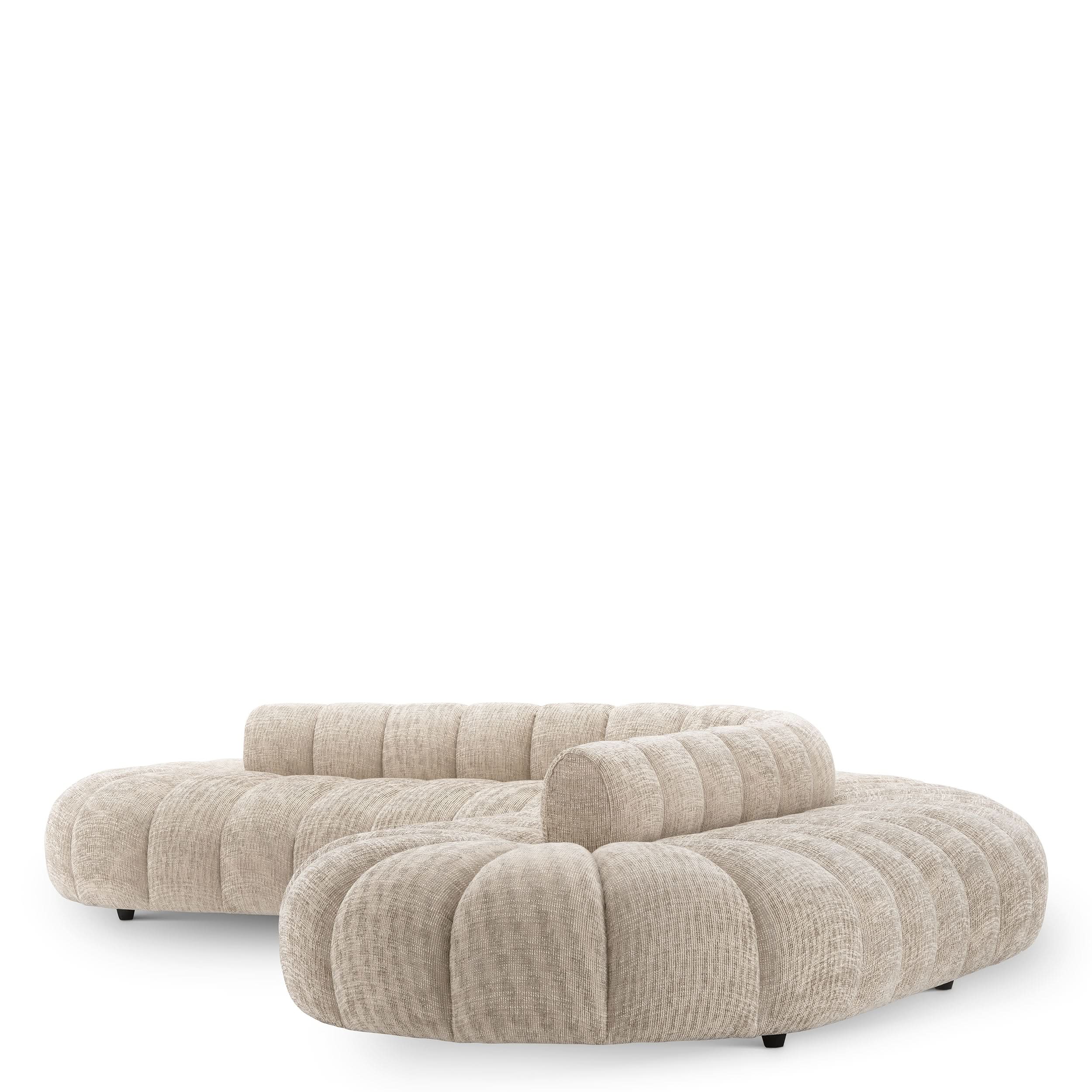 Eichholtz Sofa Alison – Creststone Beige Sofa rund Eichholtz
