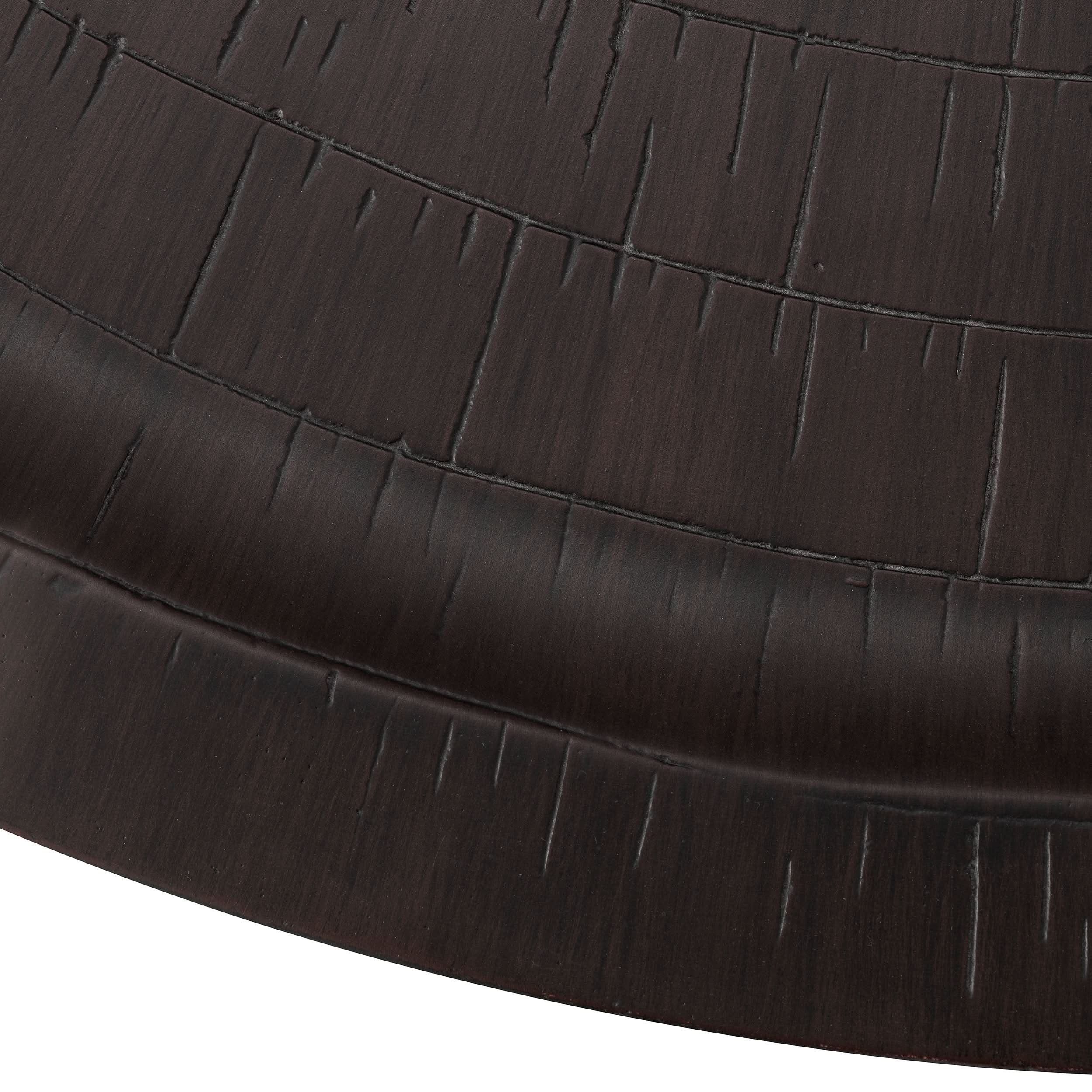 Eichholtz Couchtisch Chambord S – Dunkelbraun Couchtisch rund Eichholtz