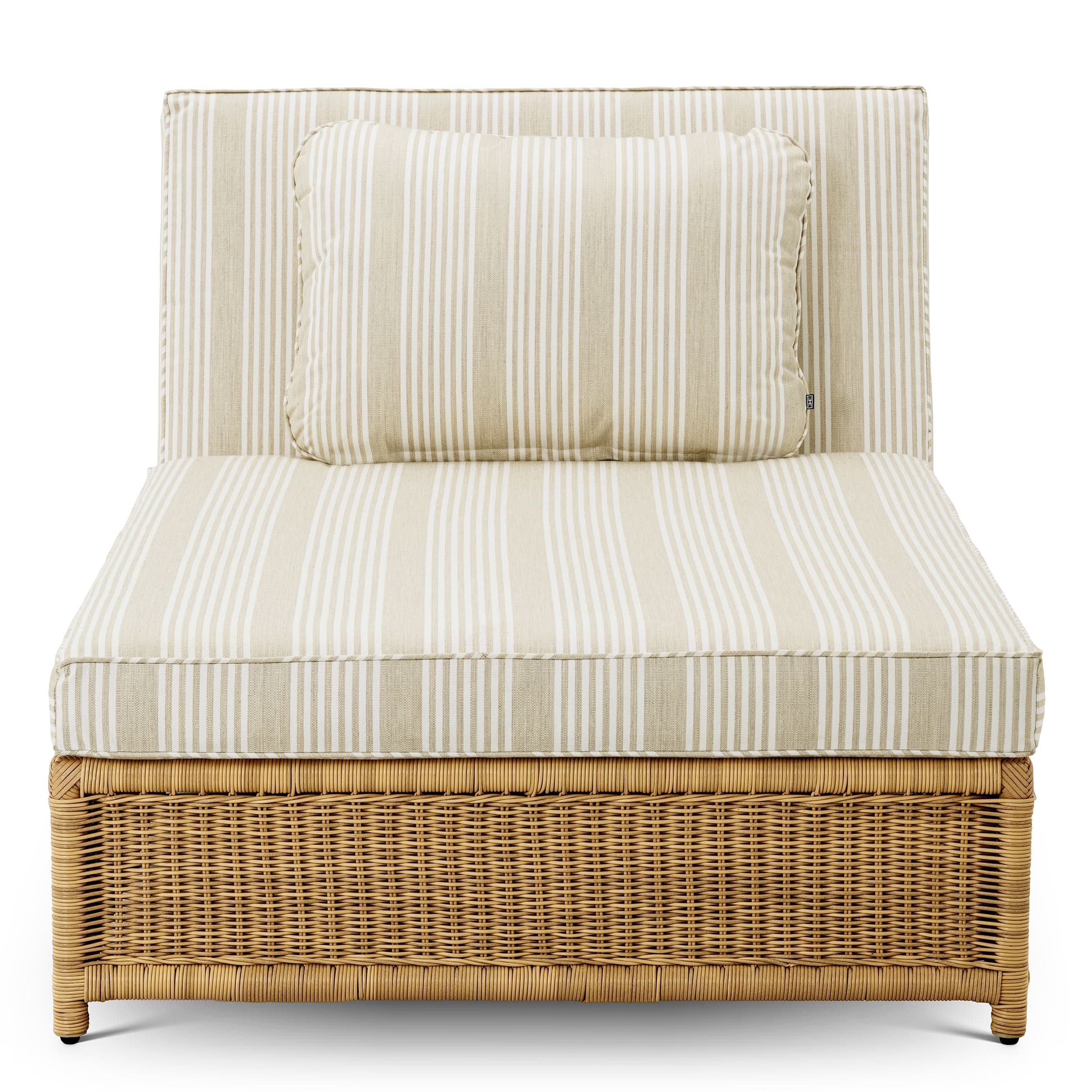 Eichholtz Outdoor Tagesbett Hampton – Kunstrattan | Saville Beige Outdoor Sofa Eichholtz