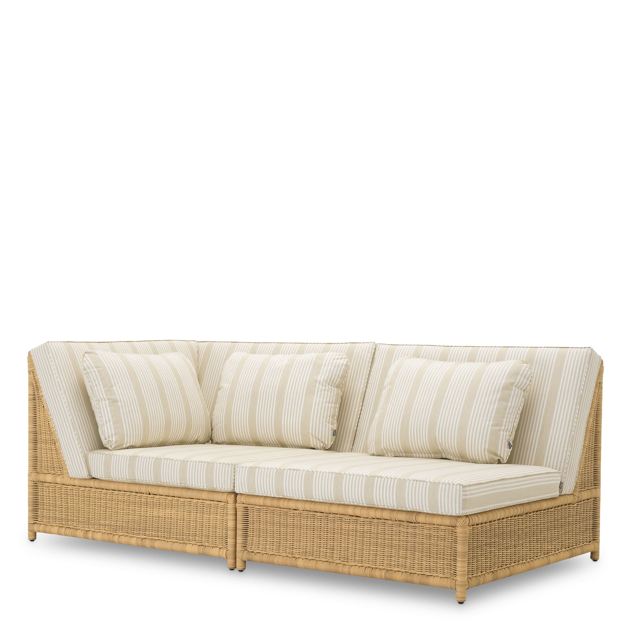 Eichholtz Outdoor Sessel Hampton – Saville Beige | Kunstrattan Outdoor Sofa Eichholtz