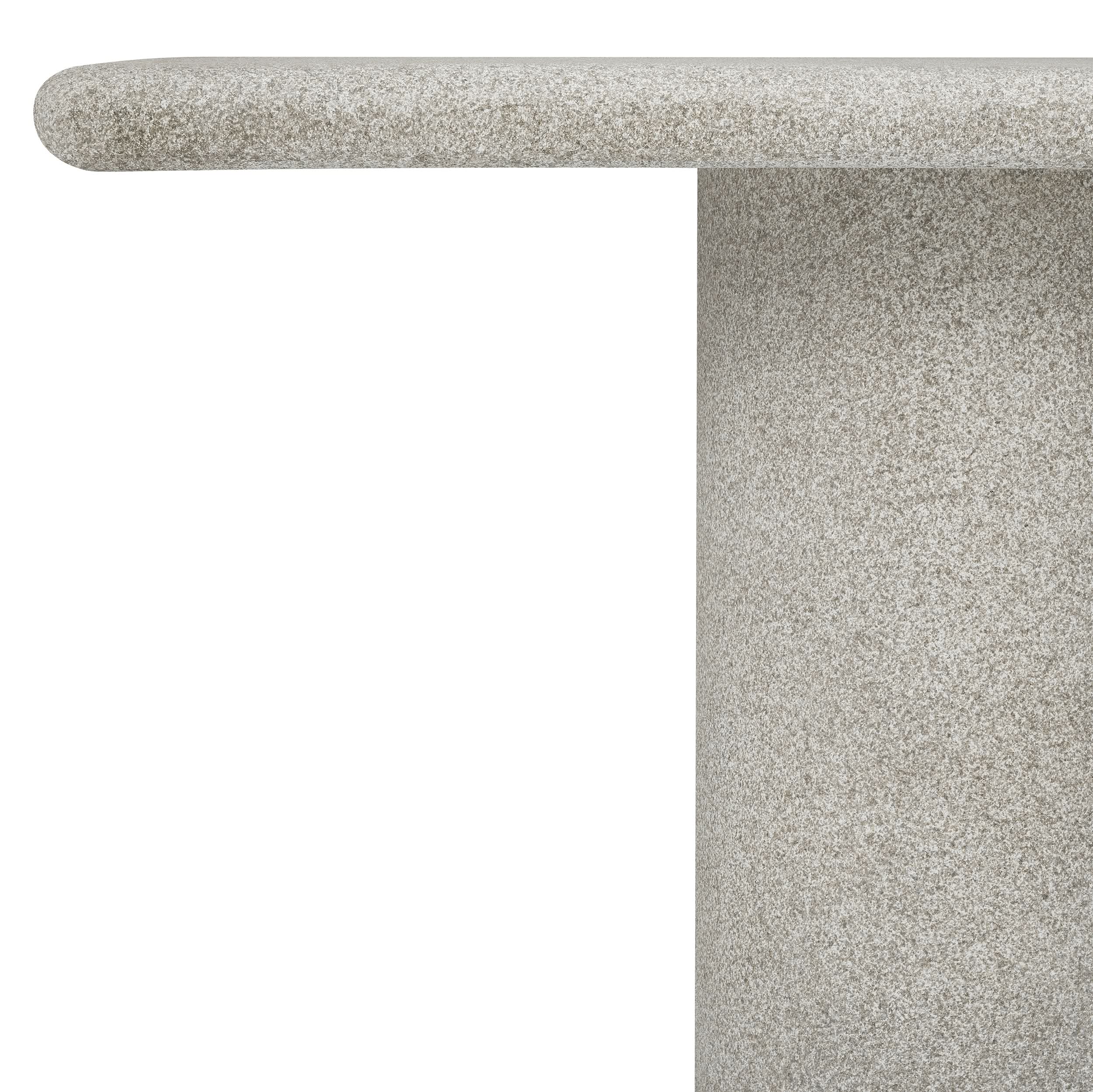 Eichholtz Outdoor Esstisch Cloverdale – Graue Steinstruktur Outdoor Esstisch eckig Eichholtz