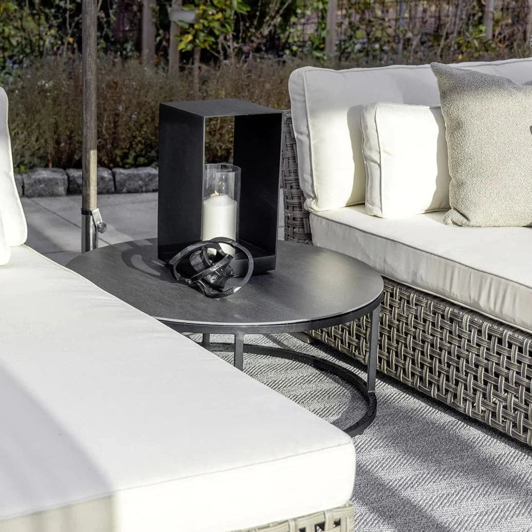 Artwood Outdoor Couchtisch ROMANO graphit Outdoor Couchtisch rund Artwood