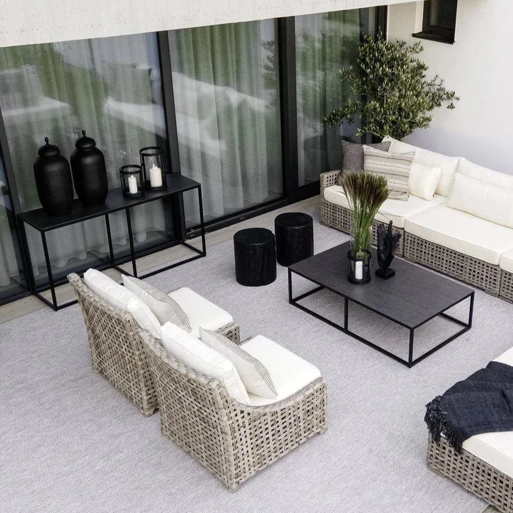 Artwood Outdoor Couchtisch ROMANO graphit Outdoor Couchtisch eckig Artwood