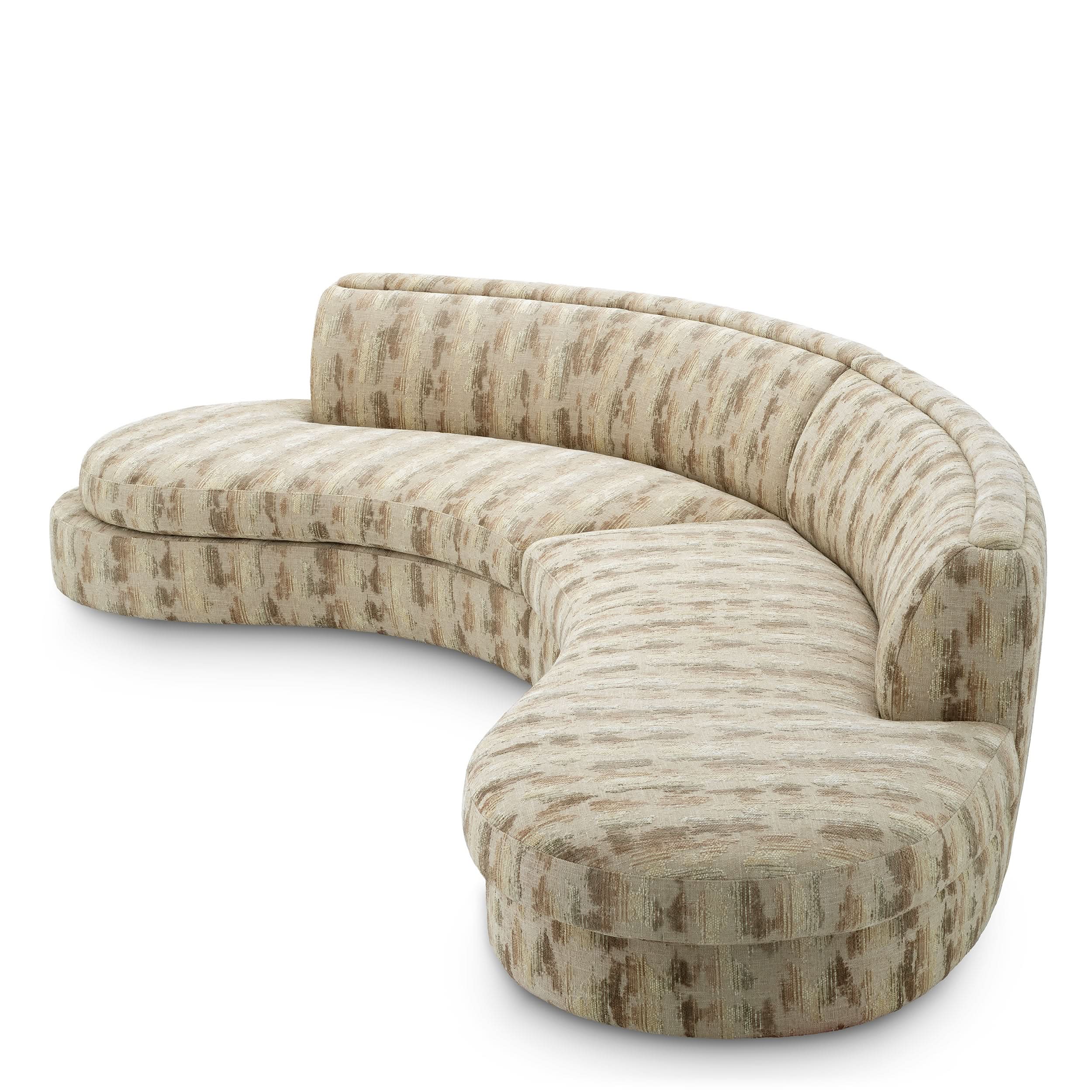 Eichholtz Sofa Cordera – Montell Sand Sofa rund Eichholtz