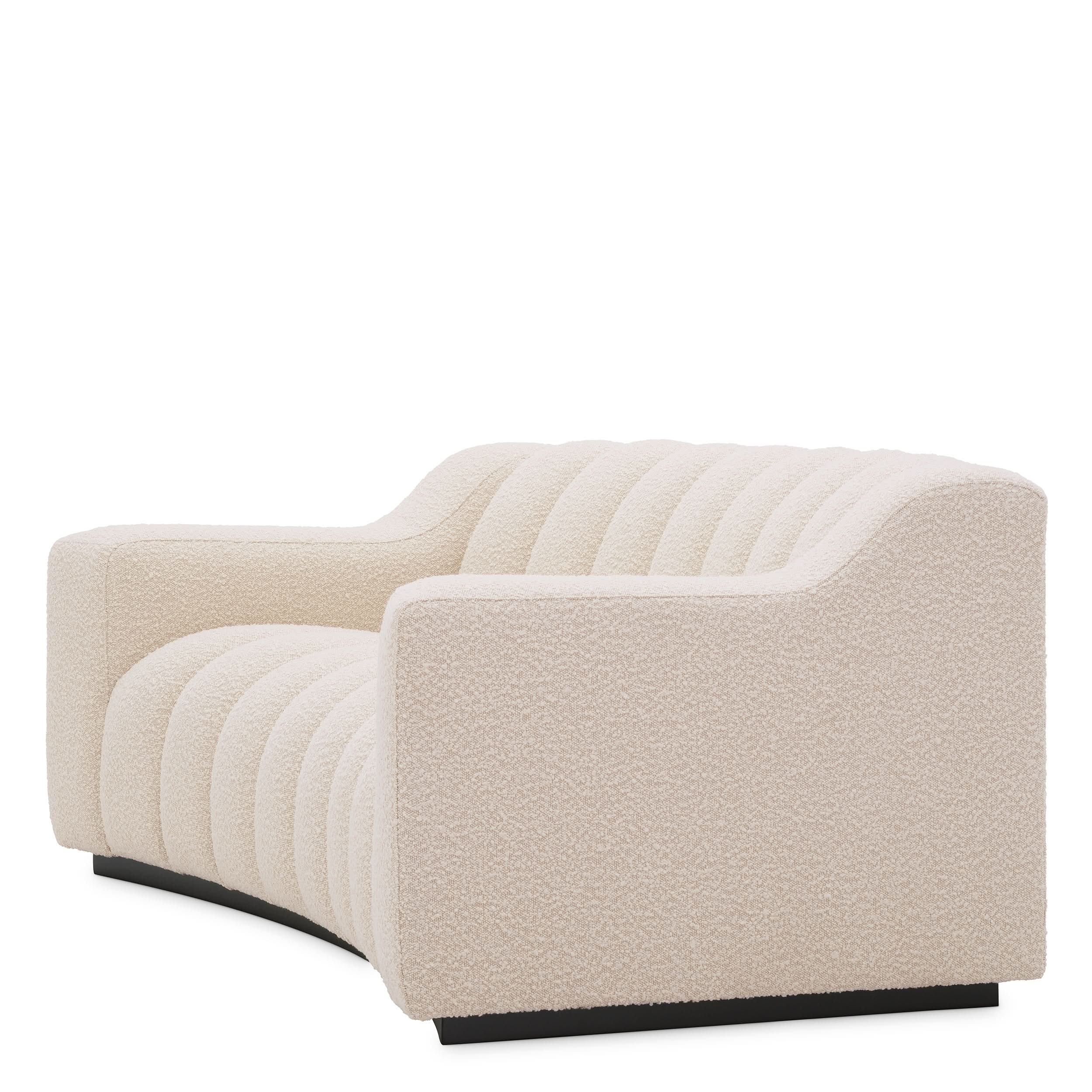 Eichholtz Sofa Kelly XS – Bouclé Cream 2-Sitzer Sofa Eichholtz