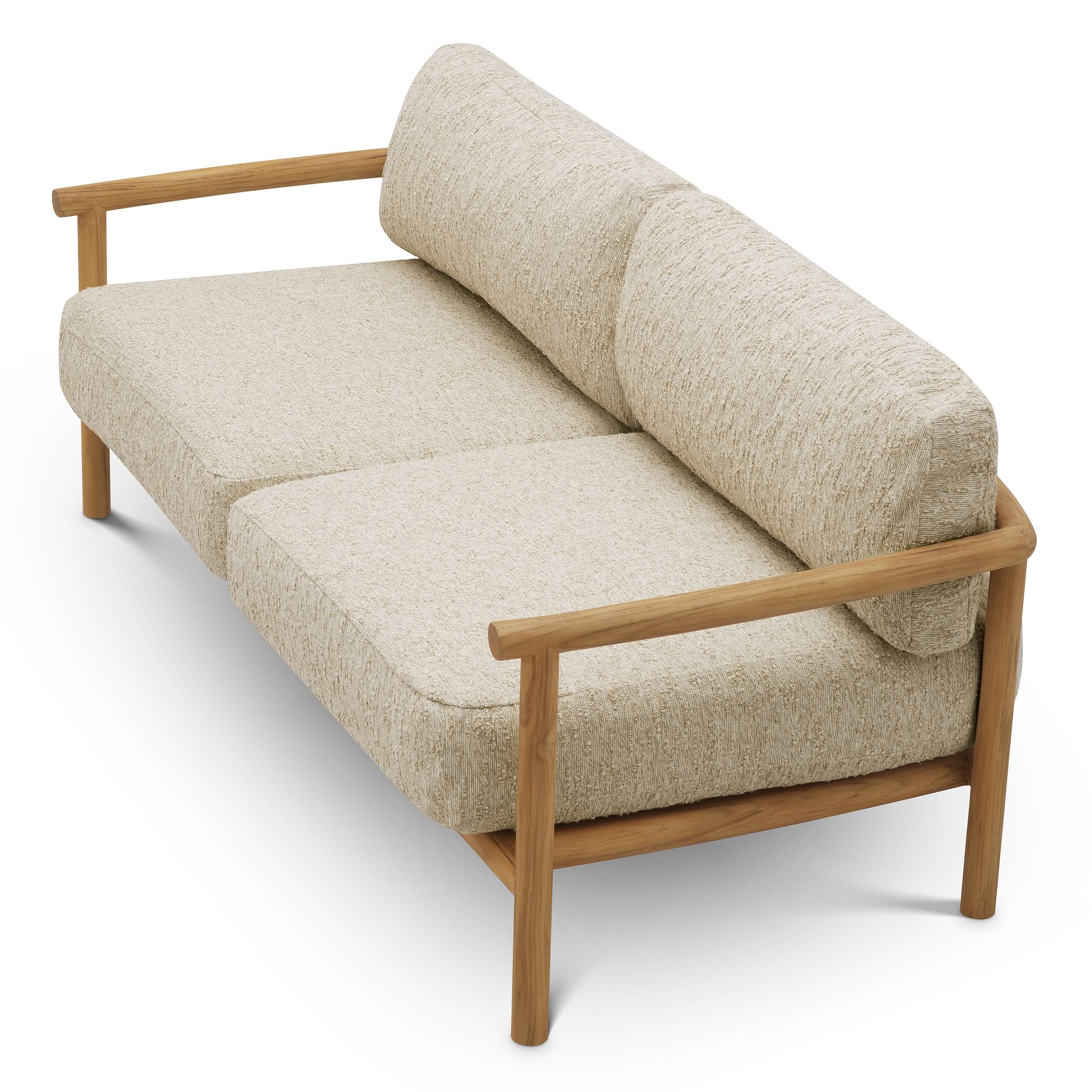 Eichholtz Outdoor Sofa Ombria – Natural Teak | Arden Natural Outdoor Sofa Eichholtz