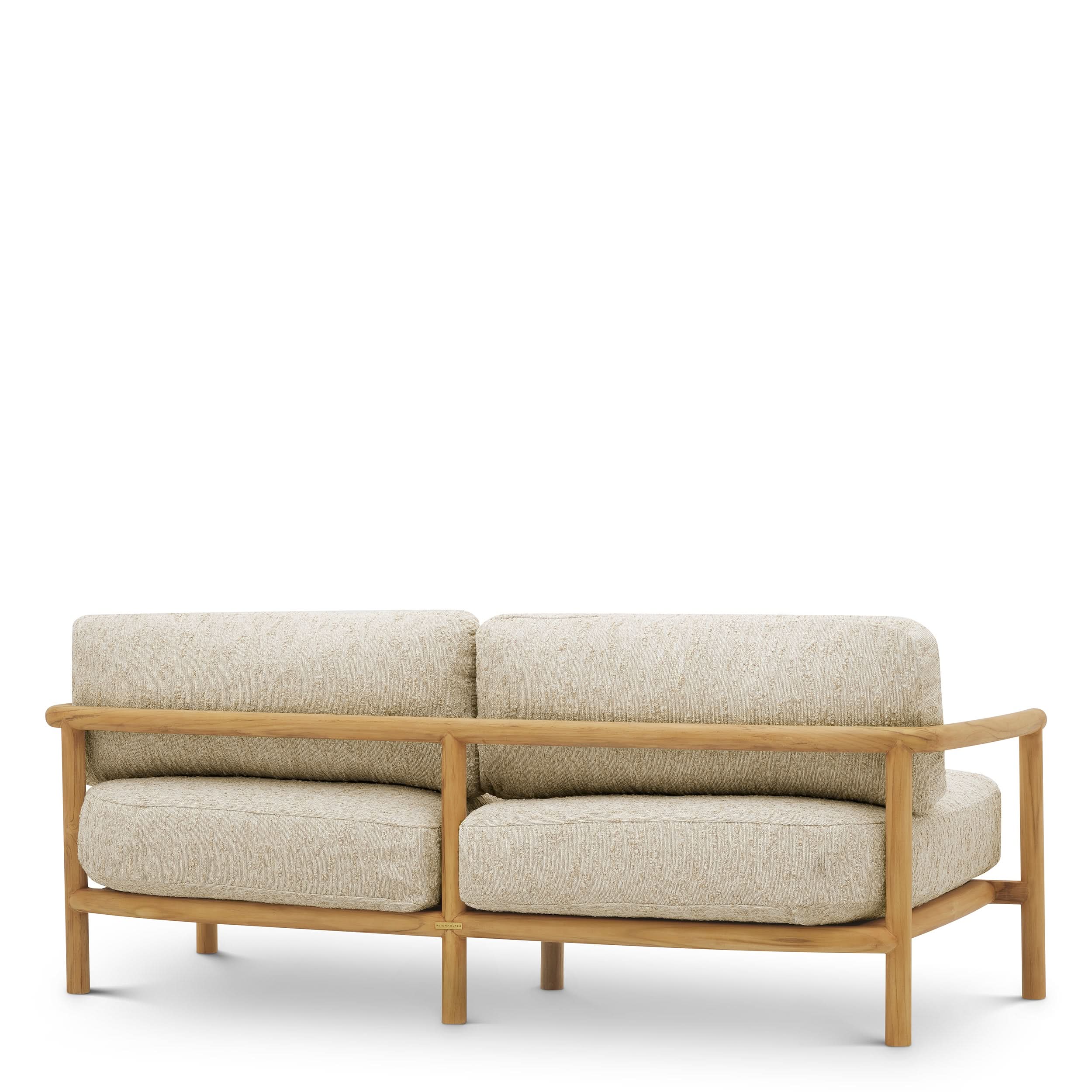 Eichholtz Outdoor Sofa Ombria – Natural Teak | Arden Natural Outdoor Sofa Eichholtz