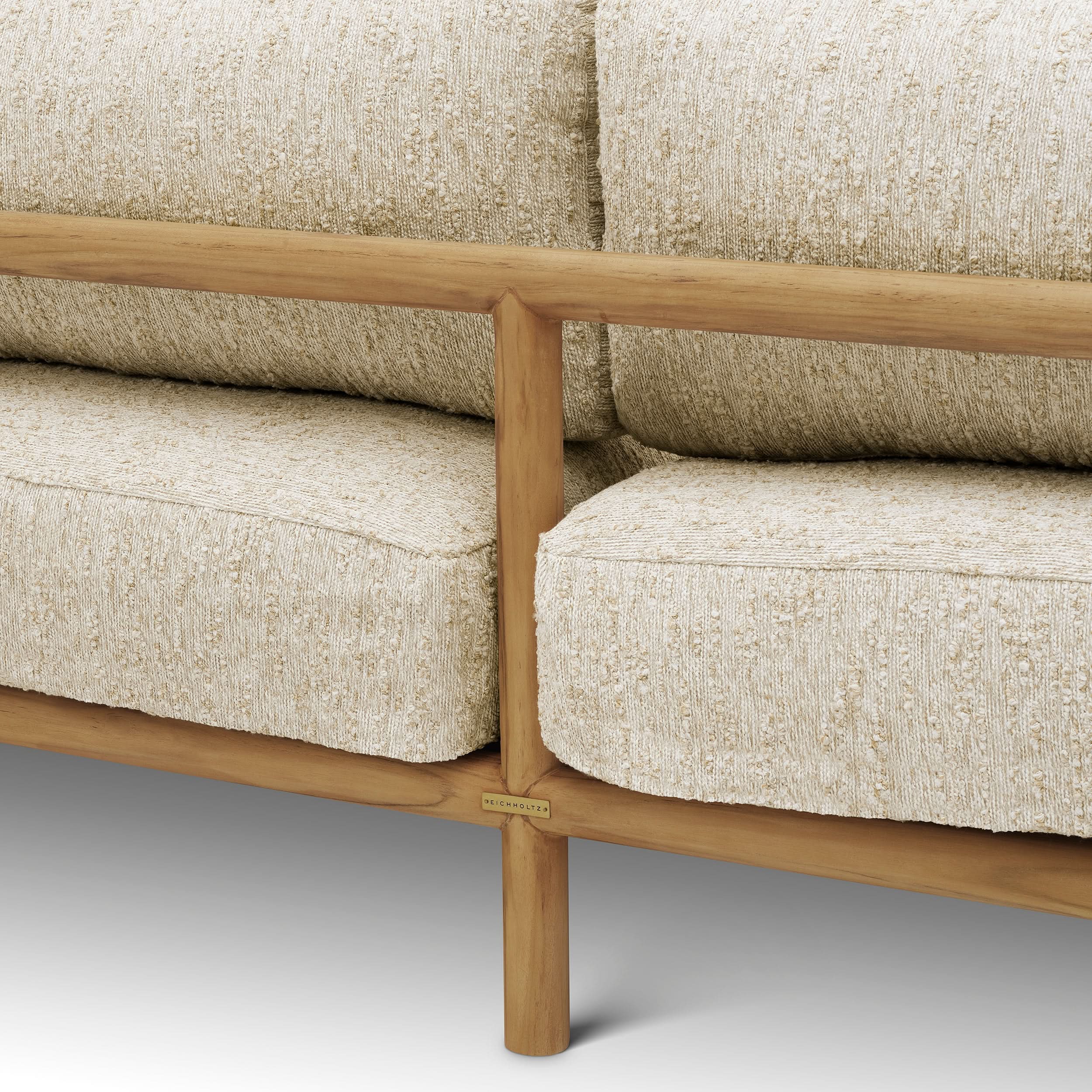 Eichholtz Outdoor Sofa Ombria – Natural Teak | Arden Natural Outdoor Sofa Eichholtz
