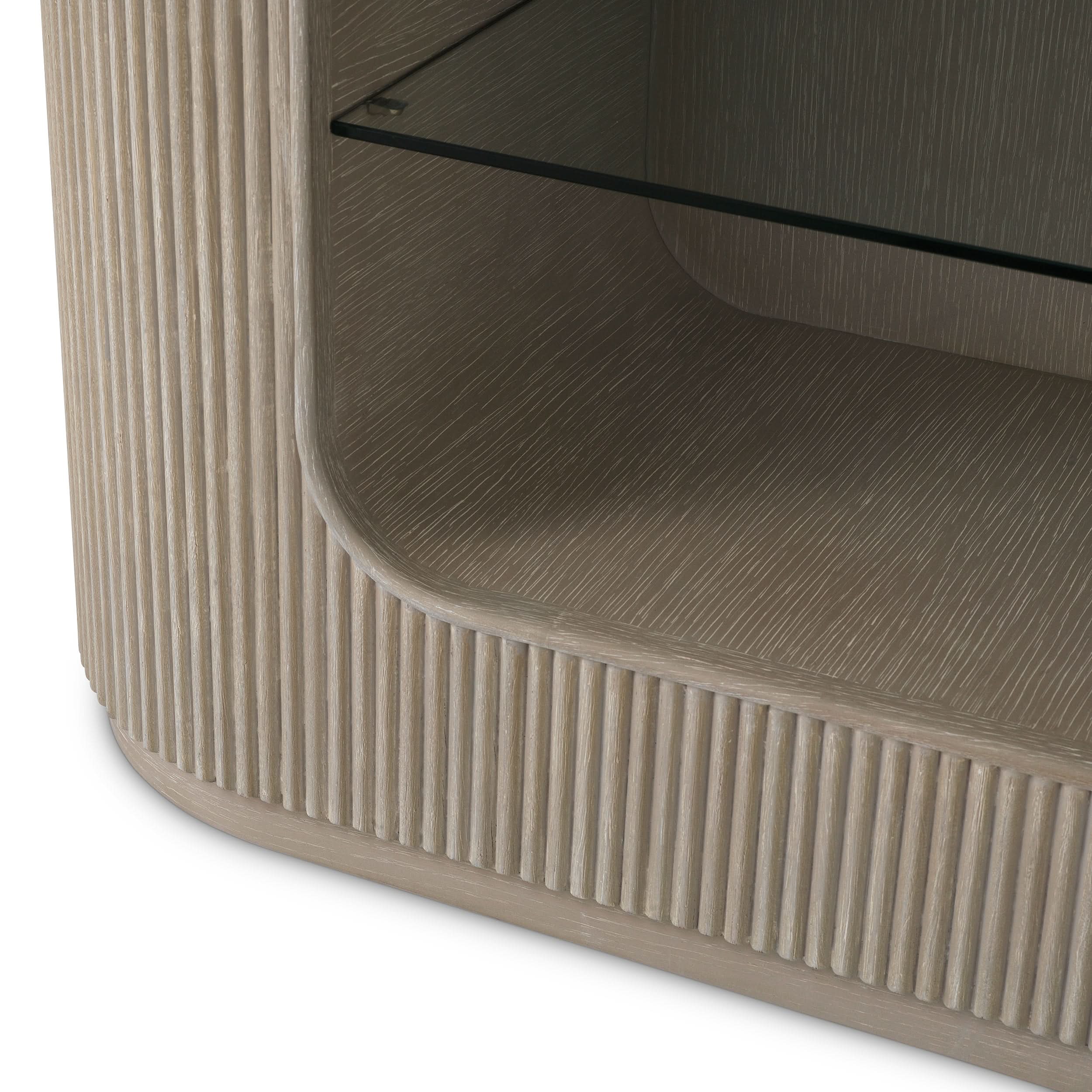 Eichholtz Kommode Bogota – Eichenfurnier Hell | Gerippte Front Sideboard Eichholtz