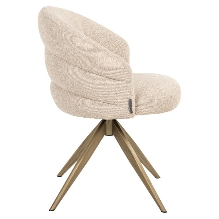Richmond Interiors Drehstuhl Zendaya – Biscotti (Flammhemmend) Esszimmerstuhl Richmond Interiors