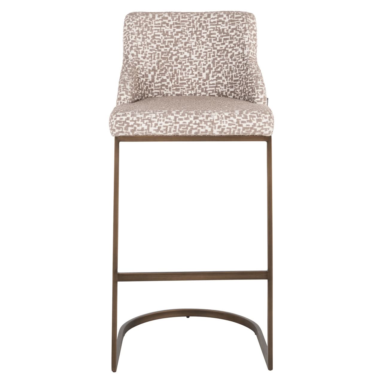 Richmond Interiors – 2er-Set Barhocker Bolton Natural Geo 2er-Set Barstühle Richmond Interiors