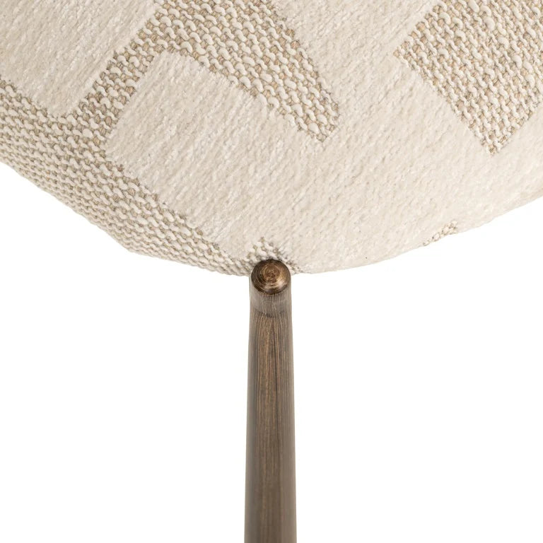 Richmond Interiors Esszimmerstühle 2er-Set Lana beige graffic (Beige graffic) 2er-Set Esszimmerstühle Richmond Interiors