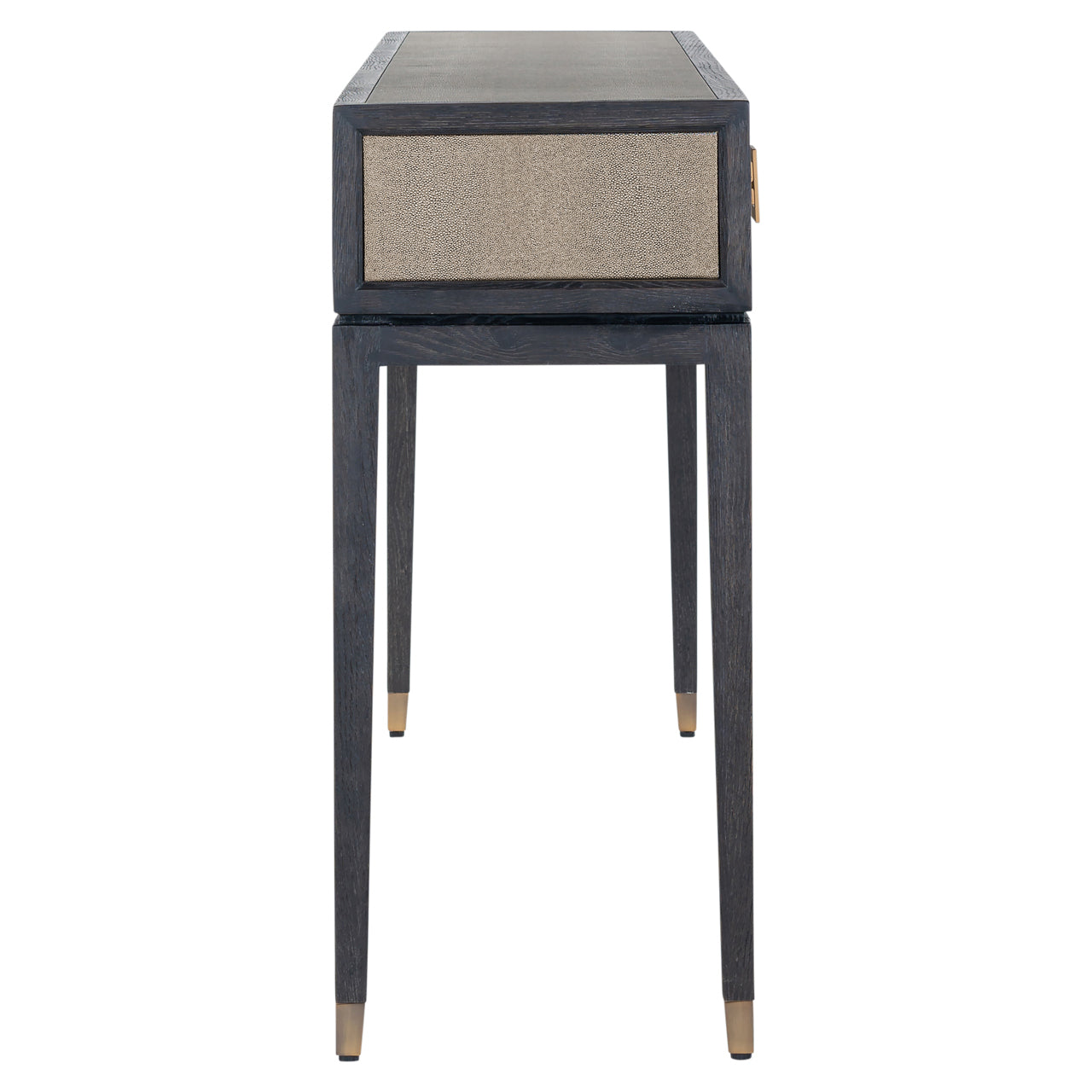 Richmond Interiors Konsole Bloomville brass shagreen Konsole Richmond Interiors